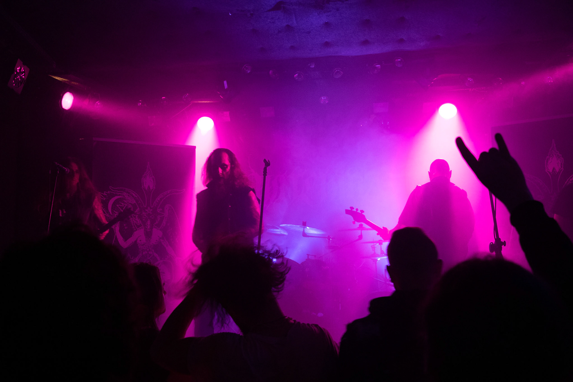 14.01.2019r. Witchmaster,  trasa XX years of Violence & Blasphemy klub VooDoo  Warszawa.  fot. Andrzej Wasilkiewicz/Reporter