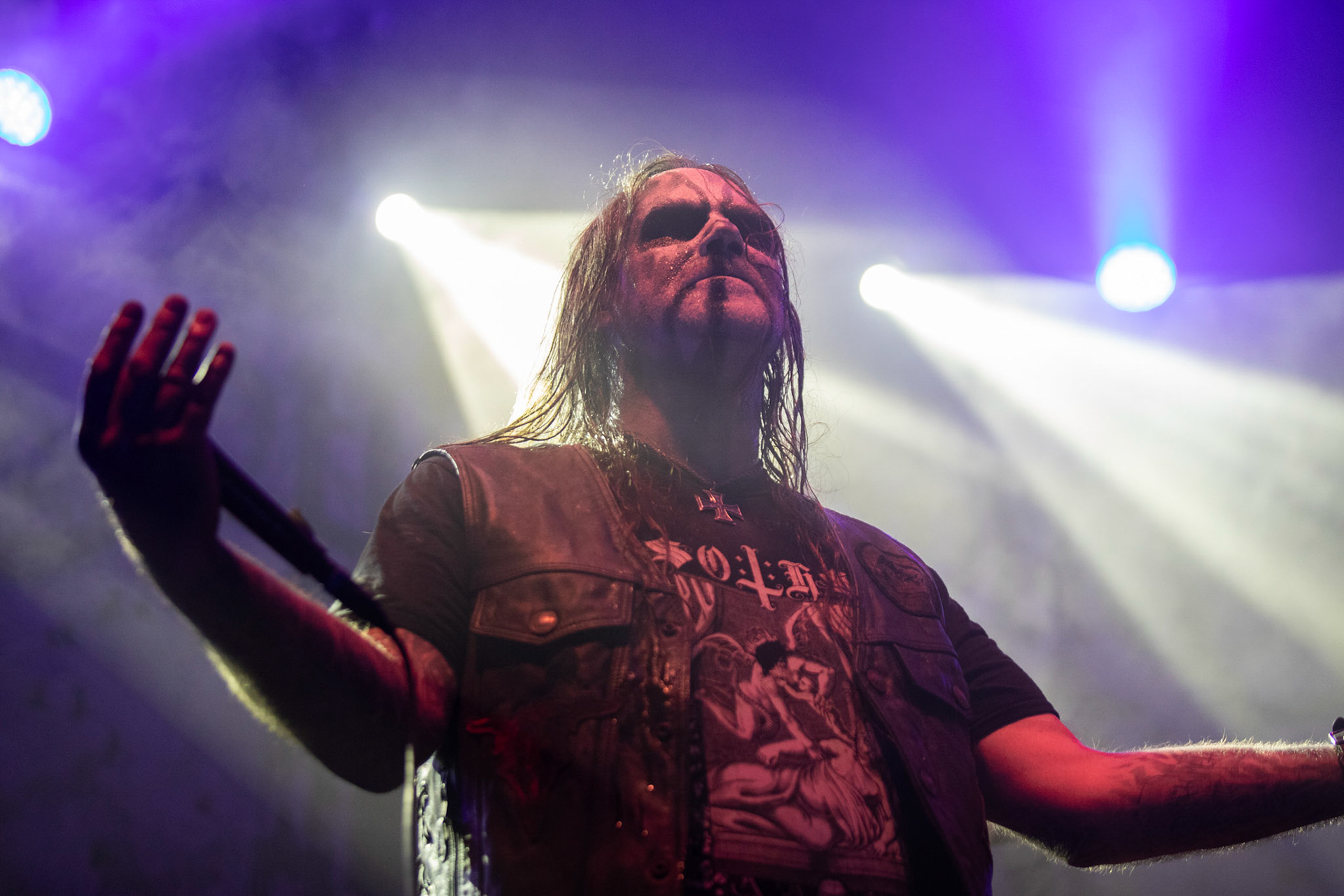 WHOREDOM RIFE - Norwegia - black metal,
koncert w Warszawskiej Progresji w ramach trasy Ecclesia Diabolica Baltica.
fot. Andrzej Wasilkiewicz/Reporter