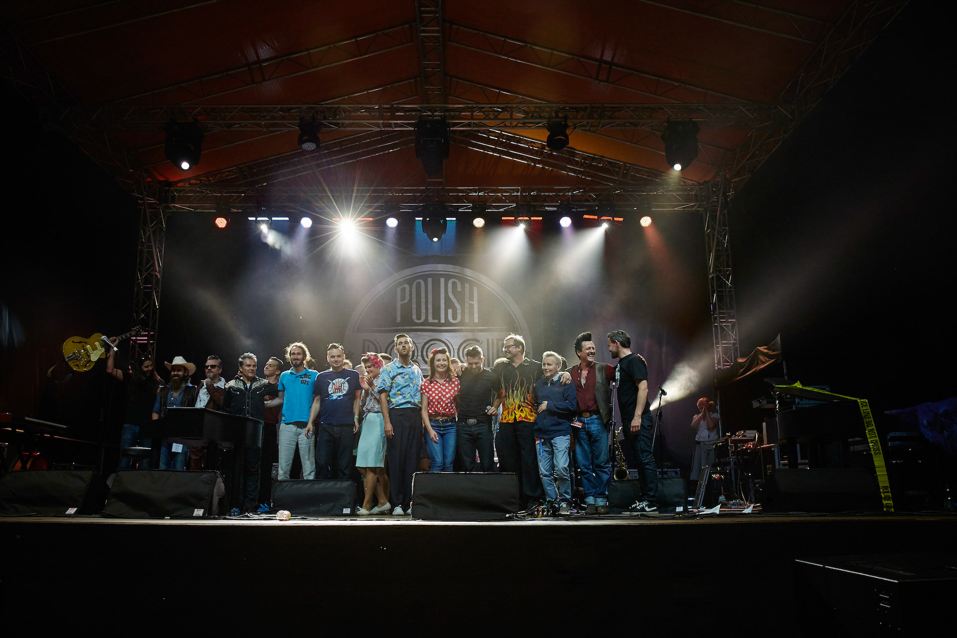 Final XI POLISH BOOGIE FESTIVAL 2015 Człuchów RThe Kingbees
Boogie Boys
Danny & The Wonderbras
Steve Big Man Clayton Pinup Girls, Tancerze SwingStep.pl