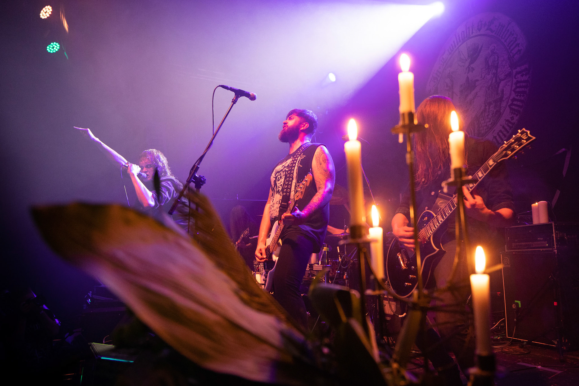IN TWILIGHT’S EMBRACE - Polska - death metal, black metal,
koncert w Warszawskiej Progresji w ramach trasy Ecclesia Diabolica Baltica.
fot. Andrzej Wasilkiewicz/Reporter