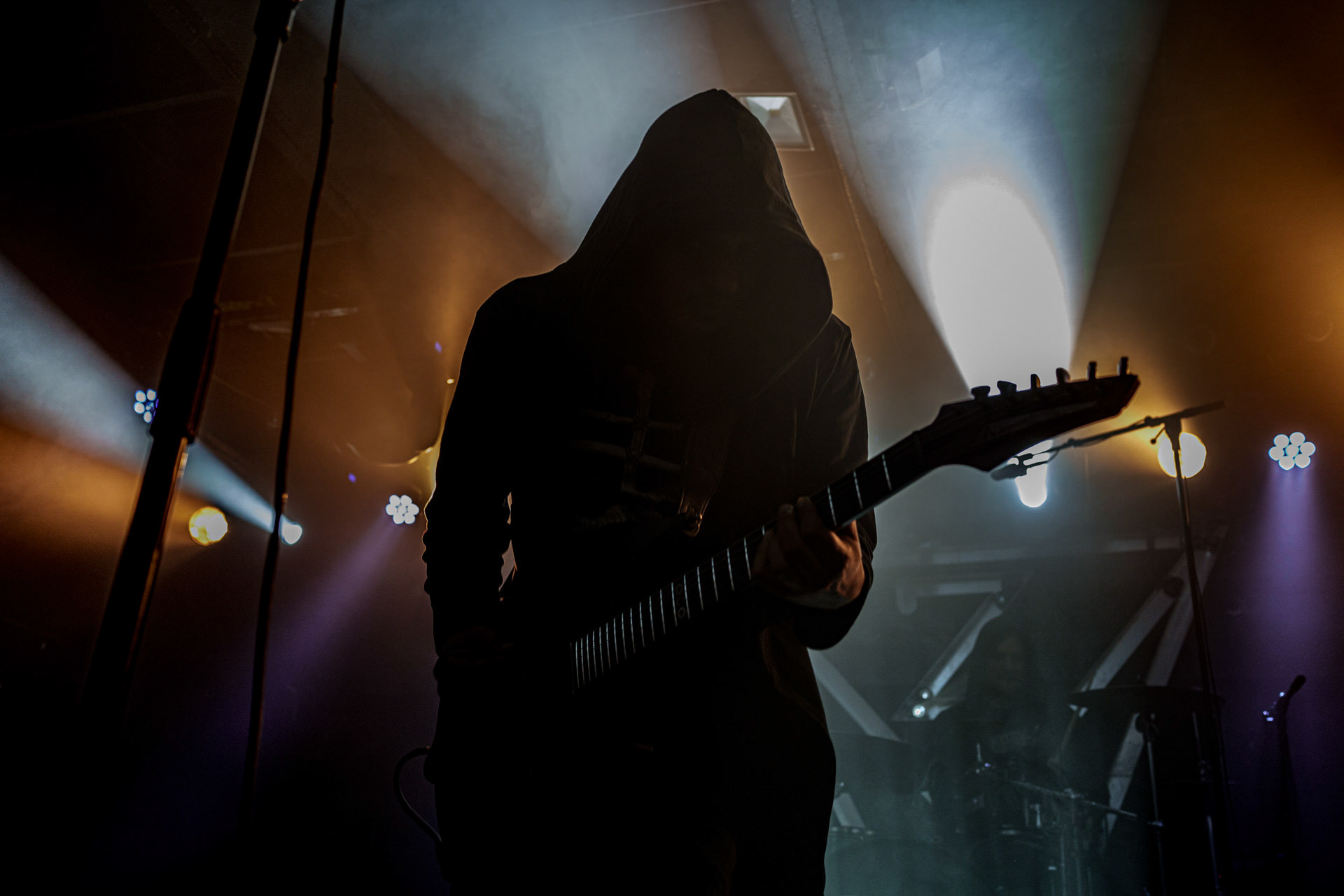 6.12.2022 Zeal &amp; Ardor - Warszawa.Szwajcarski industrial metal, blackgaze, awant-garde, afroamerykanski spirytualizmu z black metalem,n/z Manuel Gagneux - wokal, gitara,Knock Out Productions,Klub Proxima,Fot. Andrzej Wasilkiewicz/Reporter