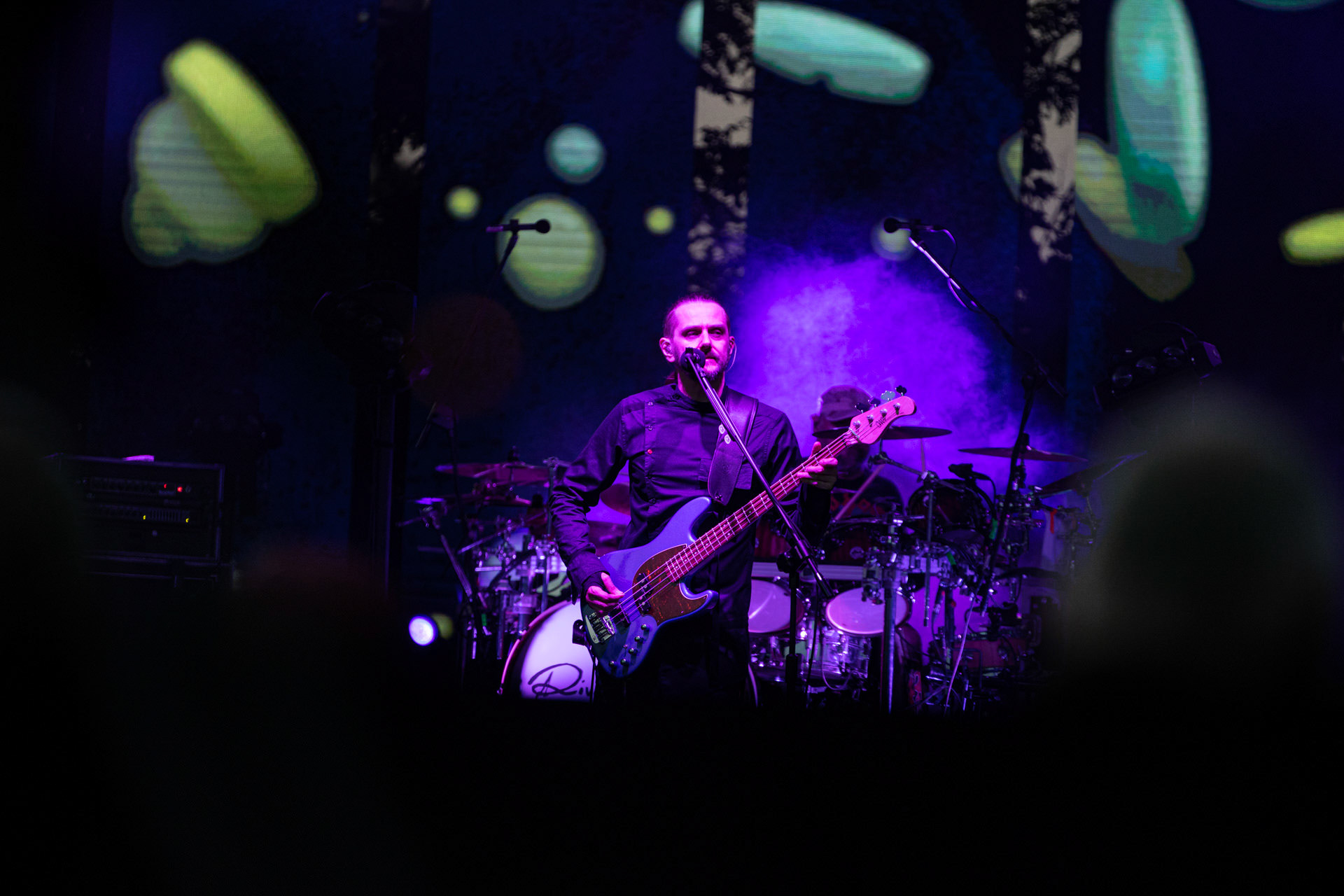 21.08.2021 koncert Riverside 20 lecie w Warszawie,Letnia scena Progresji, Gramy do Woli.n/z Mariusz Duda – bass, wokal,Fot. Andrzej Wasilkiewicz/Reporter