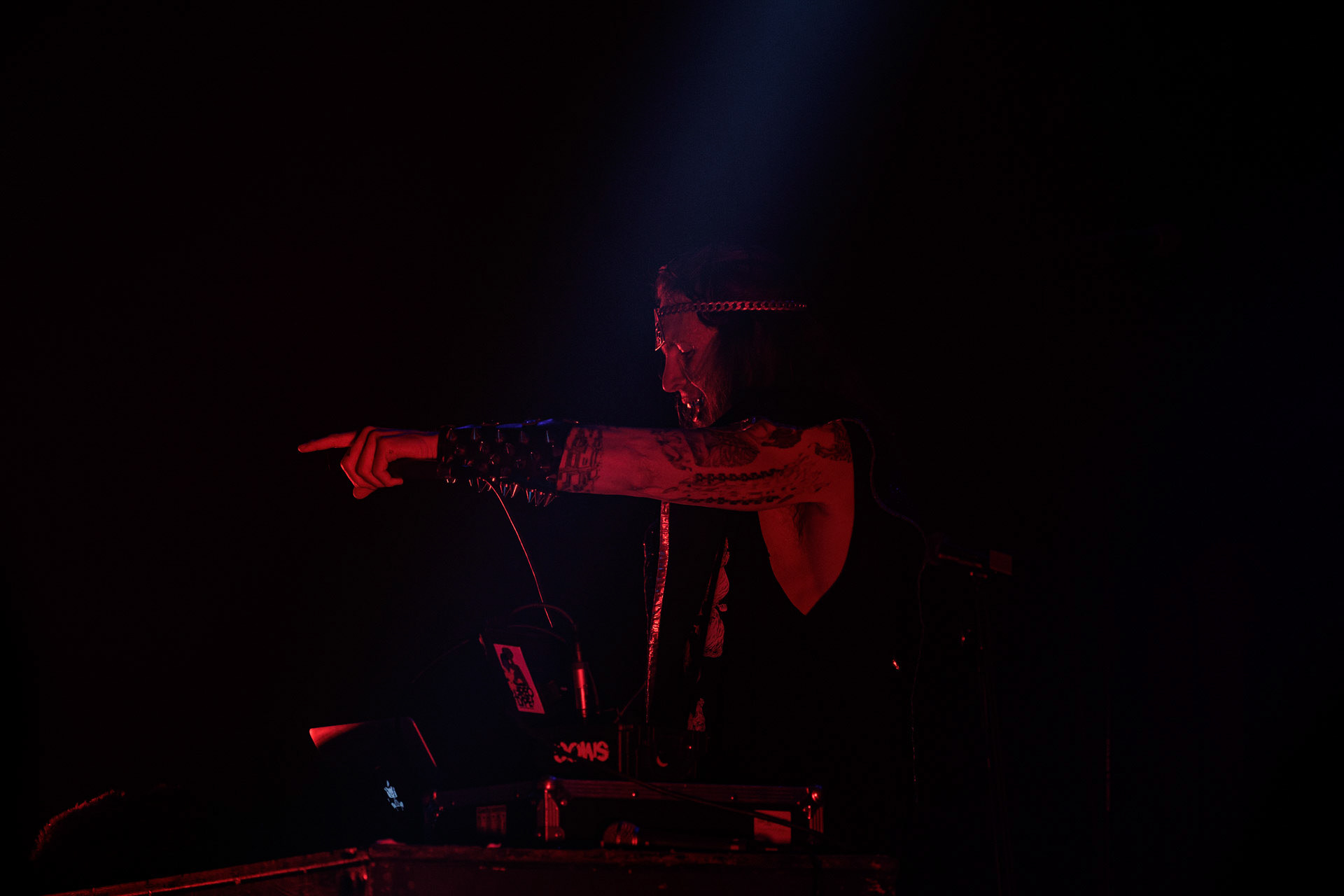 29.04.2022 Otto Von Schirach - nadrealna muzyka elektroniczna z elementami noise, gore grind, hip-hop, death metal. n/z Otto Von Schirach Produkcja Knock Out Productions, klub Progresja.Wytwornia Ipecac,fot. Andrzej Wasilkiewicz/Reporter