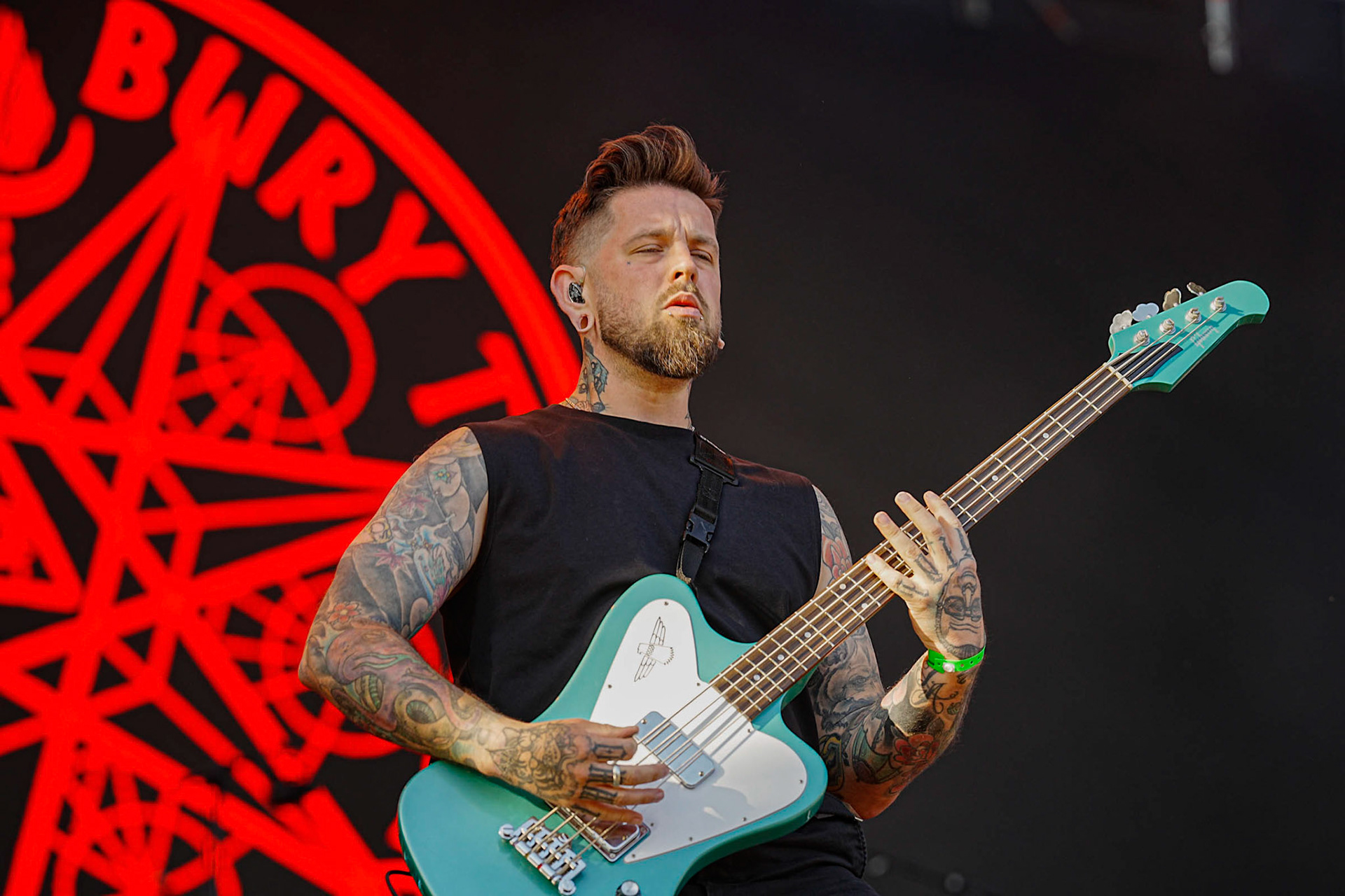 10.06.2023 Bury Tomorrow trzeci dzien festiwaluMystic Festival 2023, Stocznia Gdanska fot. Andrzej Wasilkiewicz/Reporter