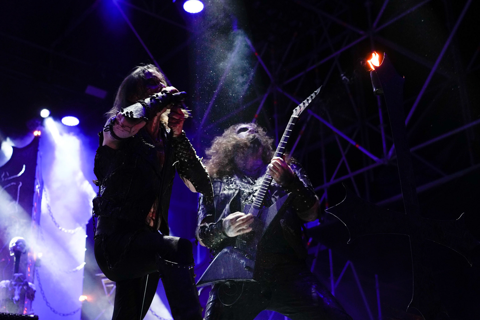 9.06.2023 Watain dzien drugi festiwaluMystic Festival 2023, Stocznia Gdanska fot. Andrzej Wasilkiewicz/Reporter