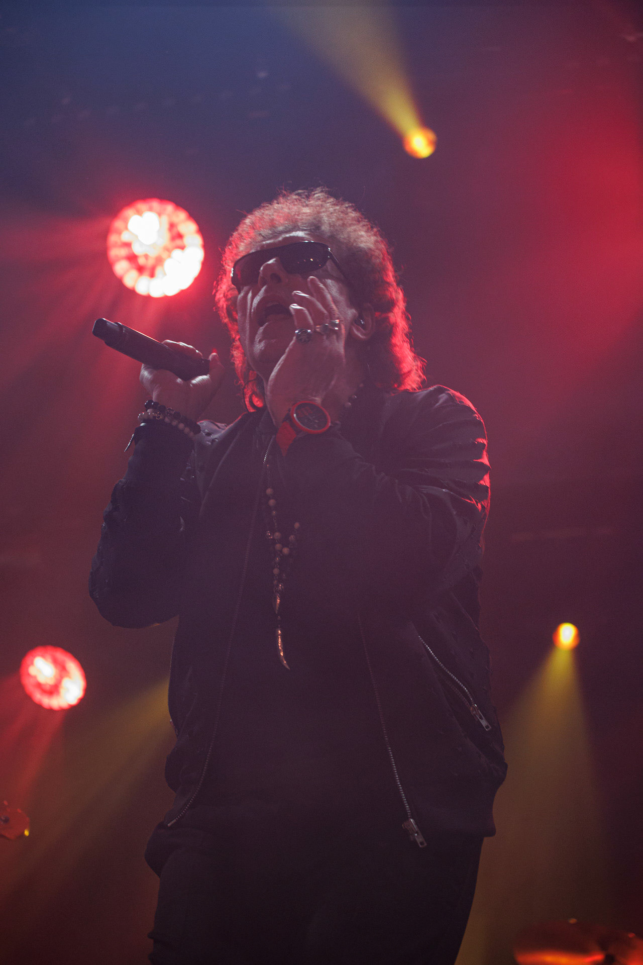 Koncerty Lady Pank - LP1 - w Klubie Stodola. LP1 - 35 lata od premiery albumu.n/z. Janusz Panasewicz – wokal, Fot. Andrzej kaziq Wasilkiewicz/Reporter