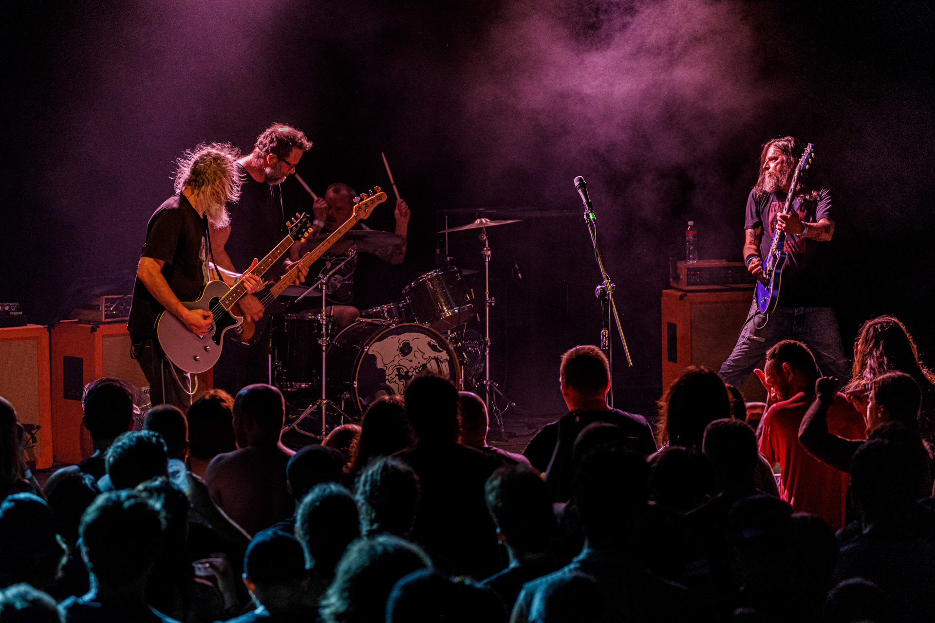 26.06.2022 koncert RED FANG - USA. Relapse Records - stoner, hard rock, metal.Warszawski koncert w klubie Progresja promuje ostatni album amerykanow - Arrows wydany w 2021r.Produkcja WiniaryBookings. Patronat koncertu Antyradio.fot. Andrzej Wasilkiewicz/Reporter