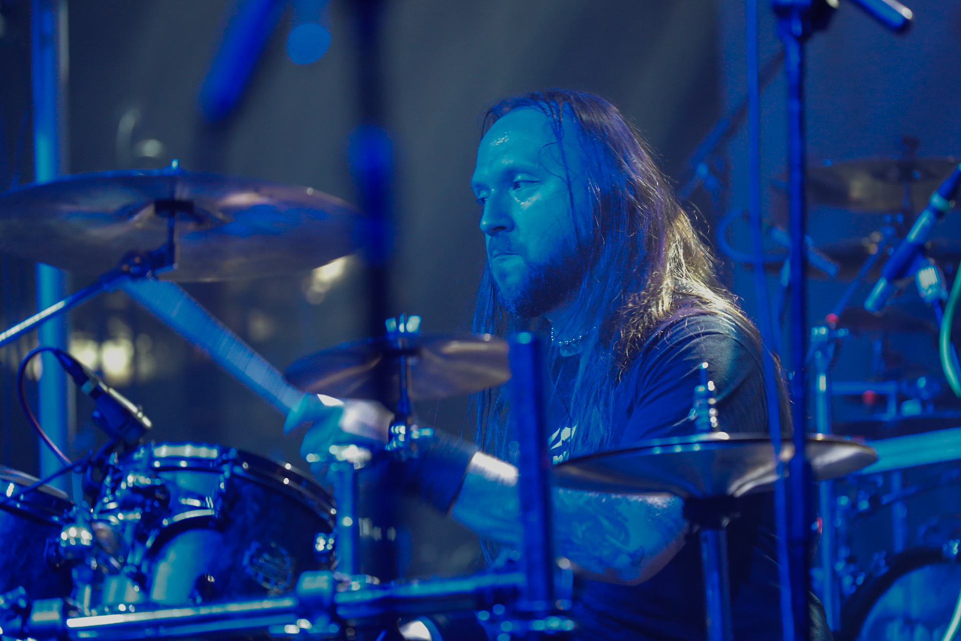 30.11.2018 Knock Out Tour 2018 - Warszawa Progresja -VIRGIN SNATCH  thrash metal, death metal,
Łukasz "Zielony" Zieliński wokal,
Grzegorz "Grysik" Bryła  gitara, 
Paweł Pasek  gitara, 
Piotr "Anioł" Wącisz  gitara basowa, 
Jacek Nowak perkusja,  fot. Andrzej Wasilkiewicz/Reporter