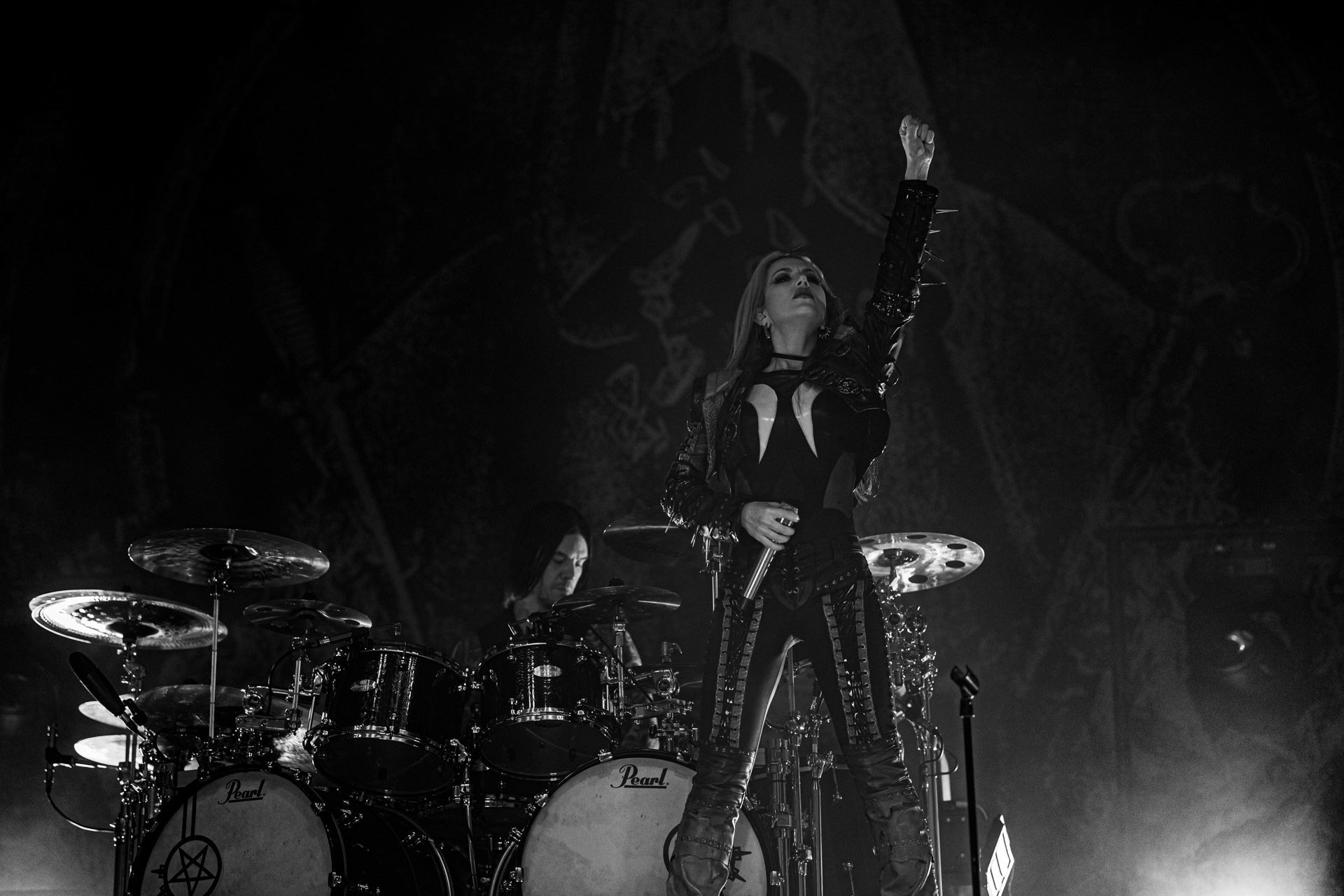 19.10.2022 ARCH ENEMY  - The European Siege 2022,Spodek Katowice Poland,fot. Andrzej Wasilkiewicz/Reporter