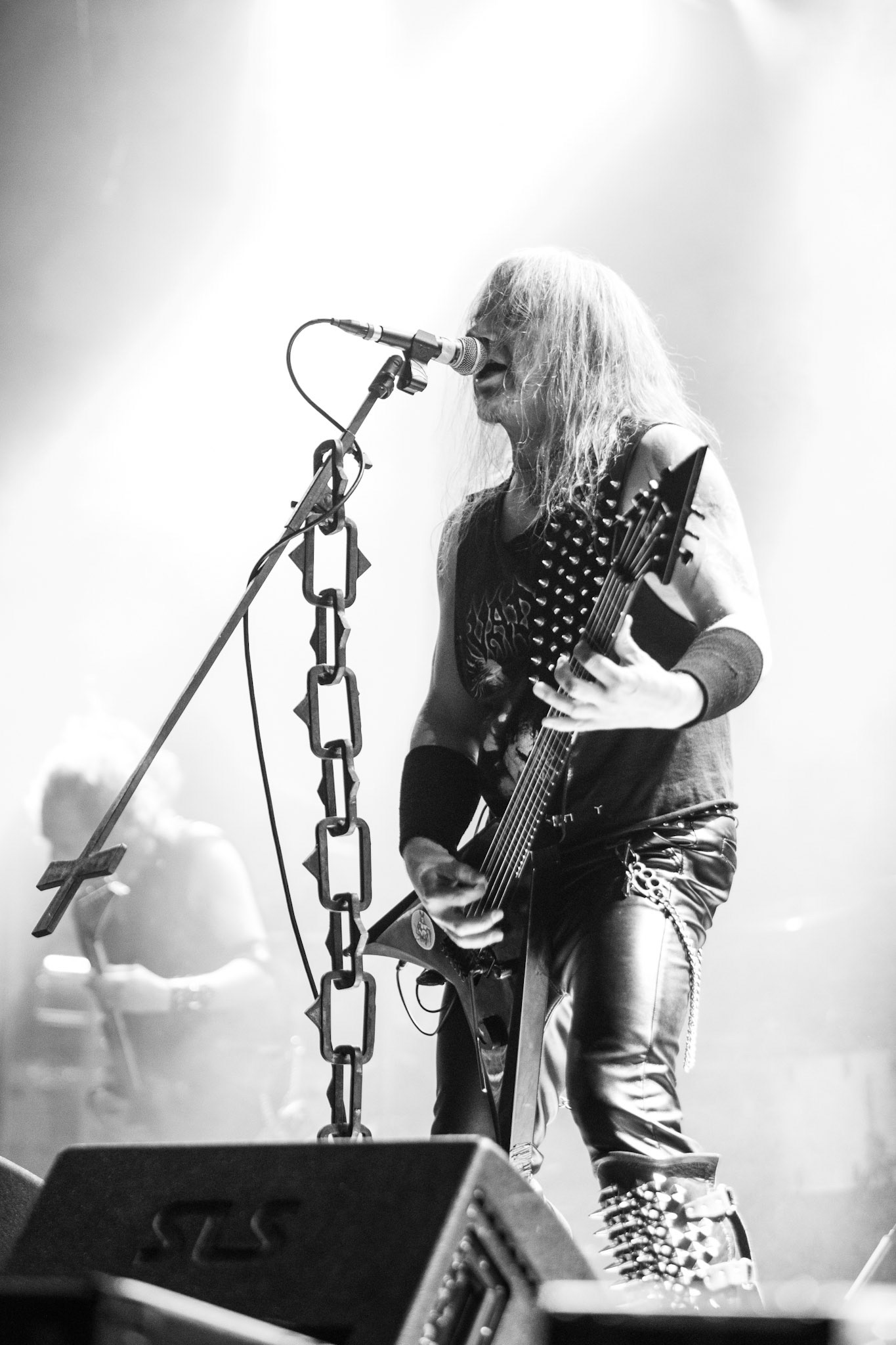 Legendy Metalu Vader - Death Metal - koncert Legendy Metalu w warszawskiej Progresji, 
Peter: Guitar + Vocals
Pajak: Guitar
Hal: Bass
James: Drums
fot. Andrzej kaziq Wasilkiewicz/Reporter