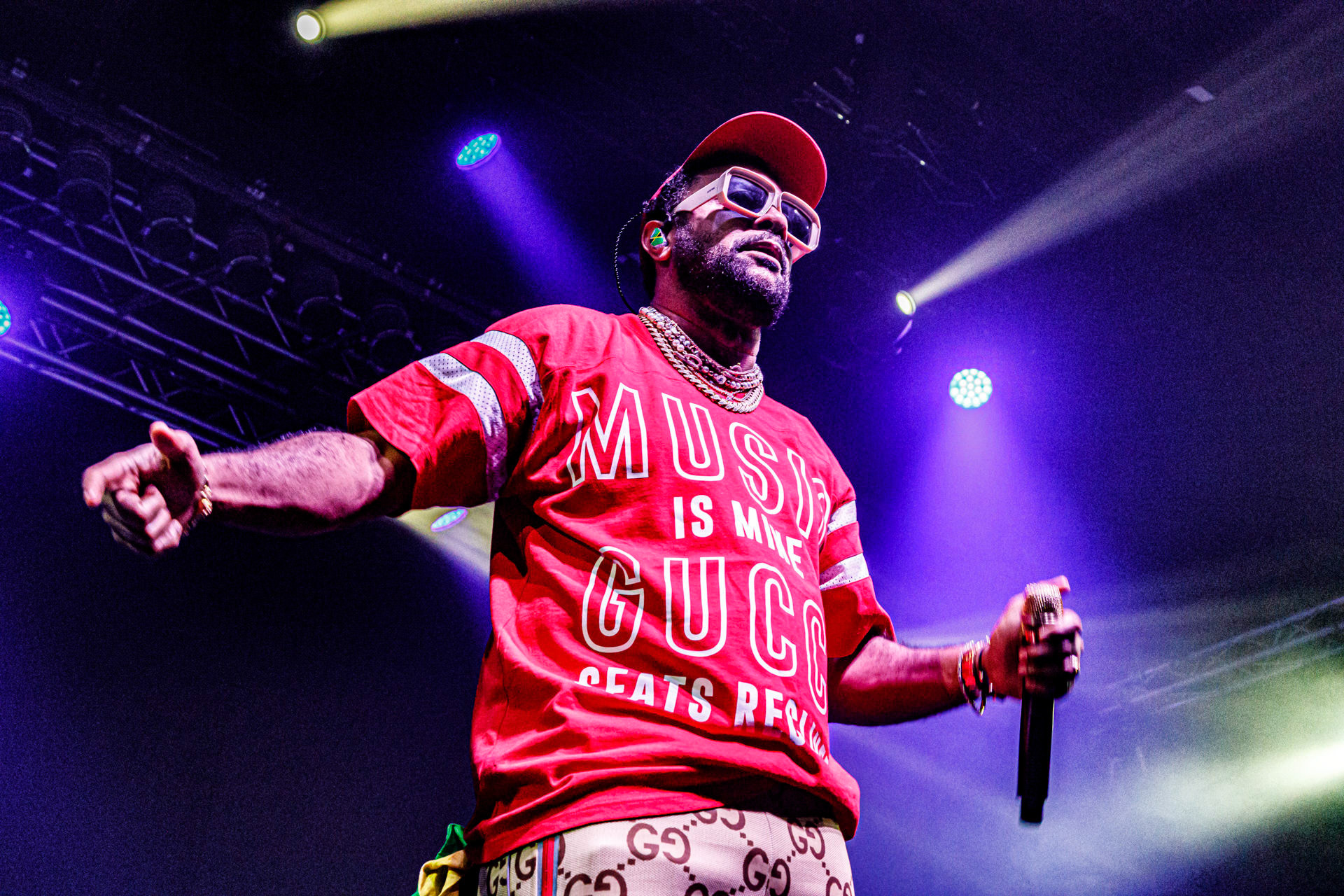 5.06.2022 - Shaggy - Orville Richard Burrell, jamajsko – amerykanski wokalista reggae, dancehall, DJ, na koncercie w warszawskiej Progresji. nz. Shaggy - wokalista,Produkcja WiniaryBookings. Patronat medialny: Eska.fot. Andrzej Wasilkiewicz/Reporter