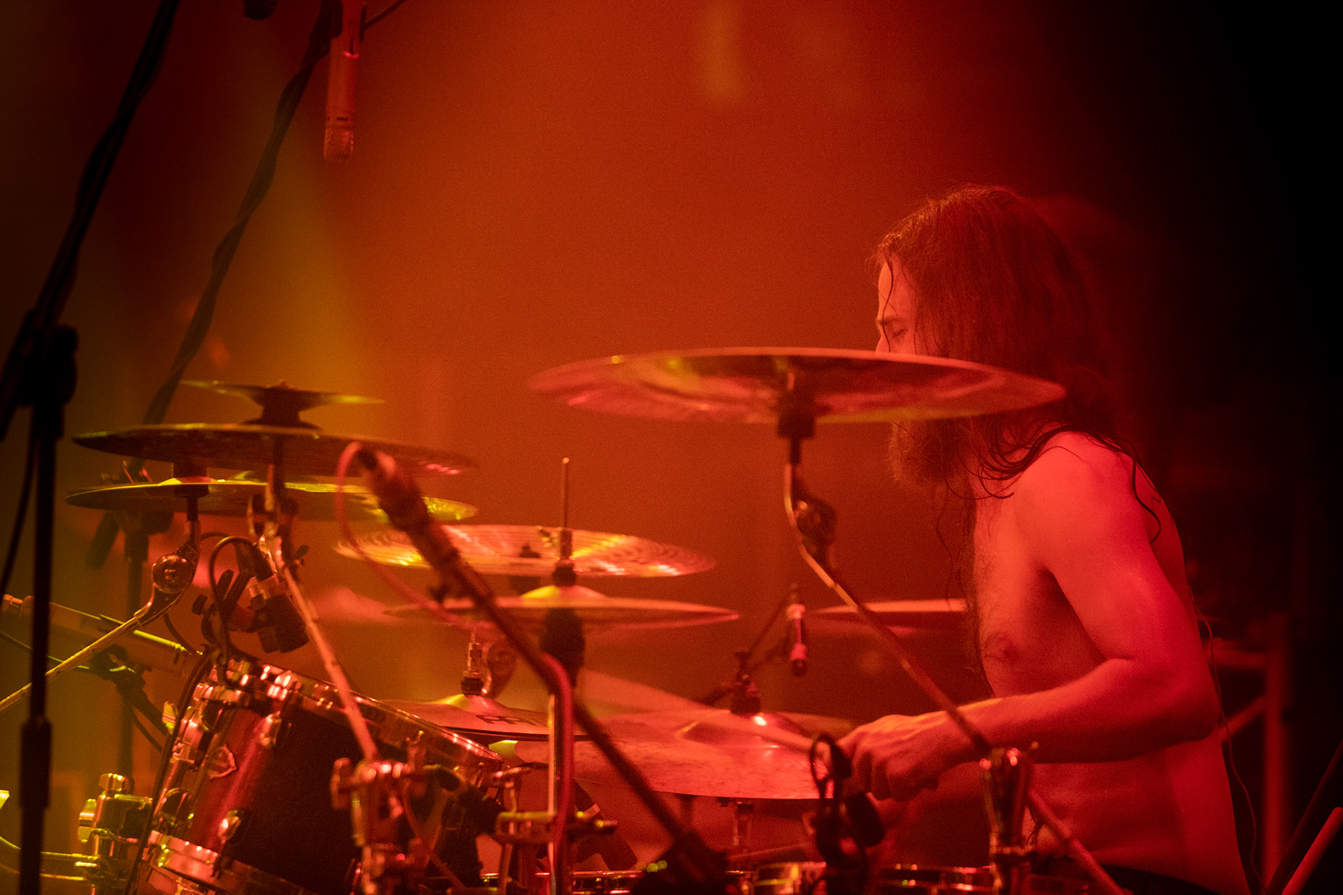 Legendy Metalu Vader - Death Metal - koncert Legendy Metalu w warszawskiej Progresji, 
Peter: Guitar + Vocals
Pajak: Guitar
Hal: Bass
James: Drums
fot. Andrzej kaziq Wasilkiewicz/Reporter