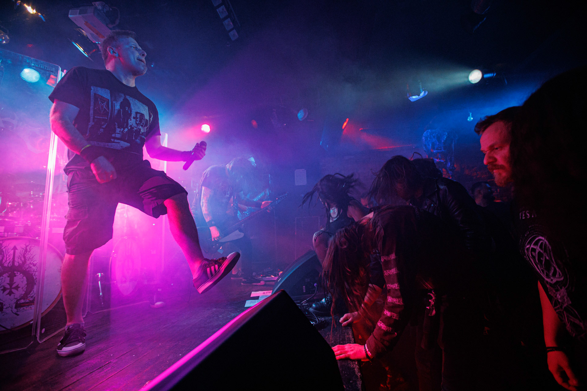 18.03.2022 VIRGIN SNATCH - INFERNALIS RESURGENTIS - Warszawski koncert zespolu VIRGIN SNATCH,thrash metal, death metal,n/z Lukasz "Zielony" Zielinski wokal,fot. Andrzej Wasilkiewicz/Reporter