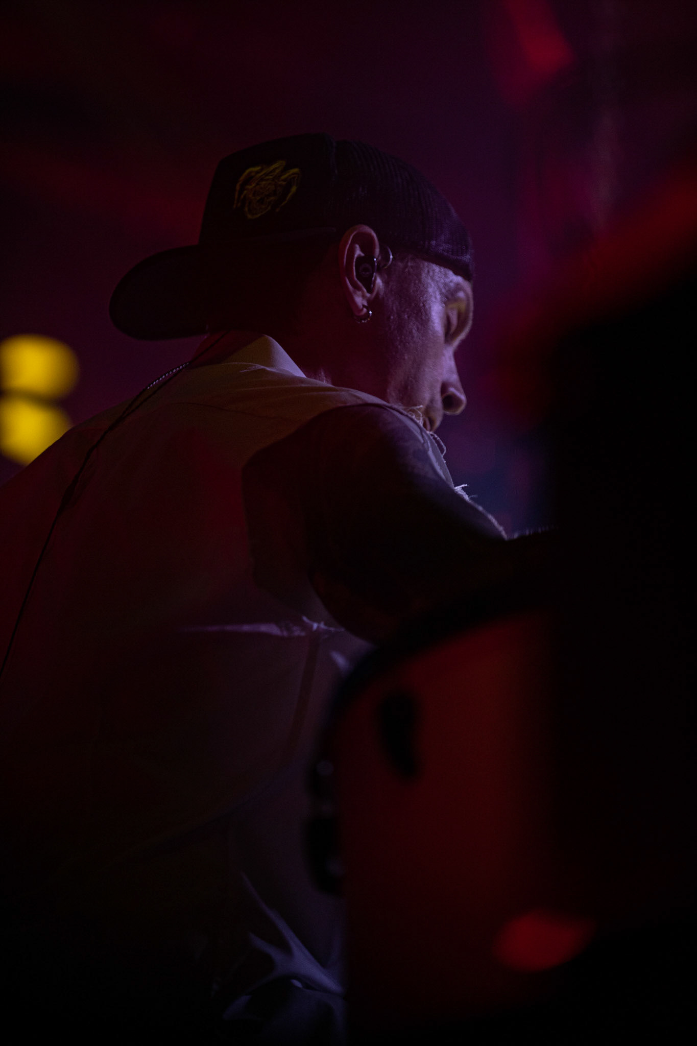 12.09.2021 - KAT i Roman Kostrzewski - koncert "Do zobaczenia w piekle" Wroclaw, Centrum Koncertowe A2.  Jacek Nowak – perkusja,fot. Andrzej kaziq Wasilkiewicz