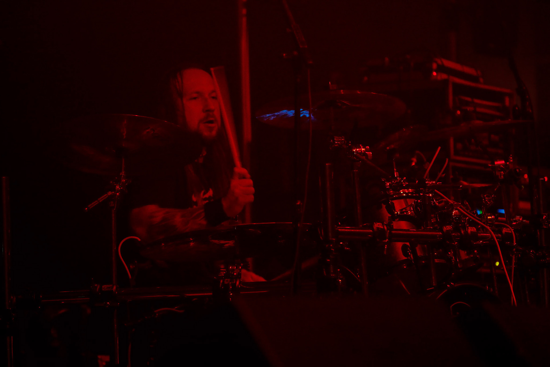 30.11.2018 Knock Out Tour 2018 - Warszawa Progresja -VIRGIN SNATCH  thrash metal, death metal,
Łukasz "Zielony" Zieliński wokal,
Grzegorz "Grysik" Bryła  gitara, 
Paweł Pasek  gitara, 
Piotr "Anioł" Wącisz  gitara basowa, 
Jacek Nowak perkusja,  fot. Andrzej Wasilkiewicz/Reporter