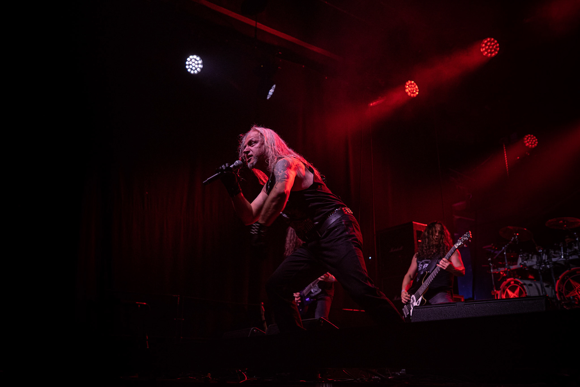 12.09.2021 - KAT i Roman Kostrzewski - koncert "Do zobaczenia w piekle" Wroclaw, Centrum Koncertowe A2.   Piotr „Peter” Wiwczarek (Vader), fot. Andrzej kaziq Wasilkiewicz