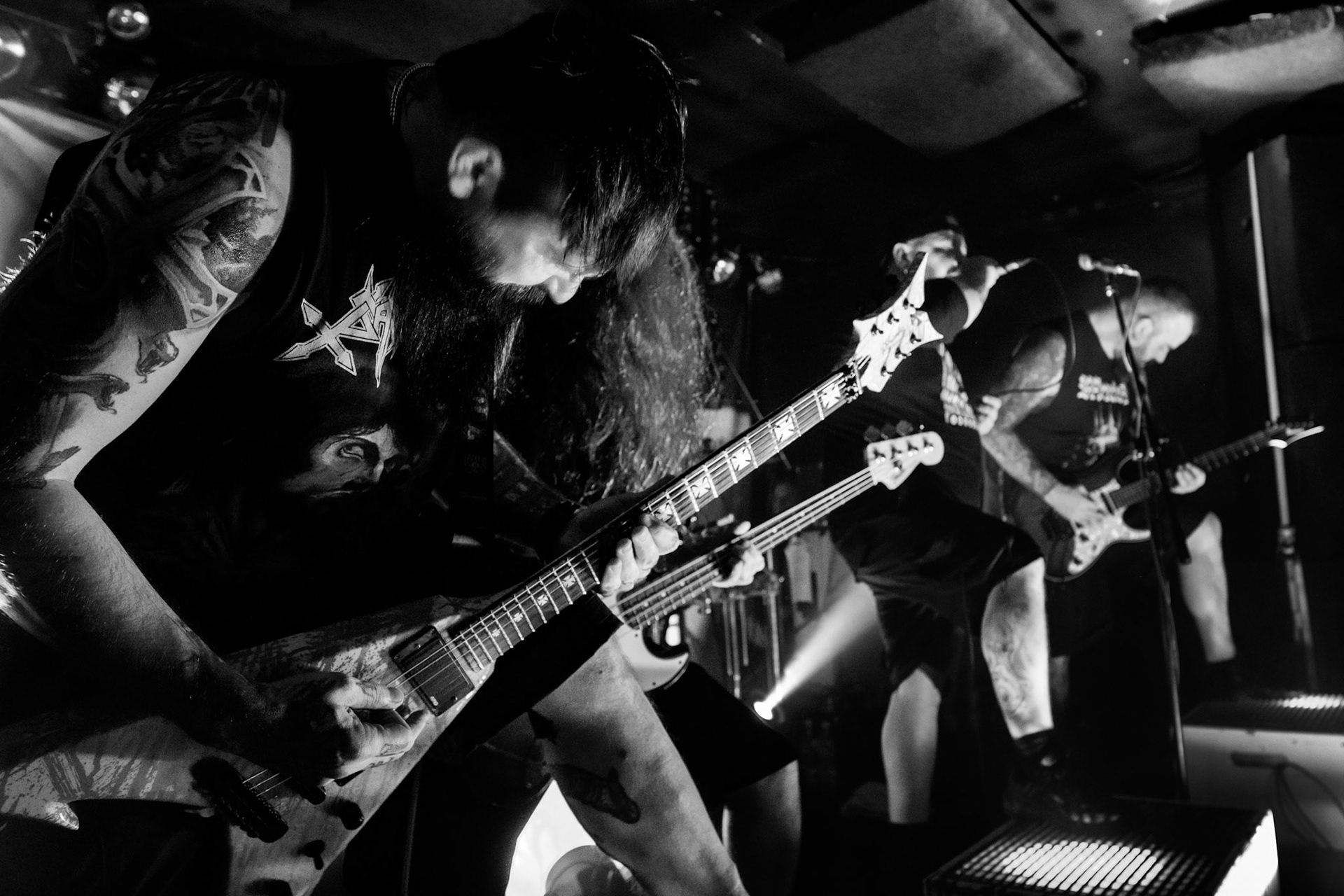 Frontside koncert w Warszawie, trasa Innowiercy Tour 2019
metal, hardcore, deathmetal,
n/z Mariusz Dzwonek gitara 
Knock Out Productions
fot. Andrzej Wasilkiewicz/REPORTER