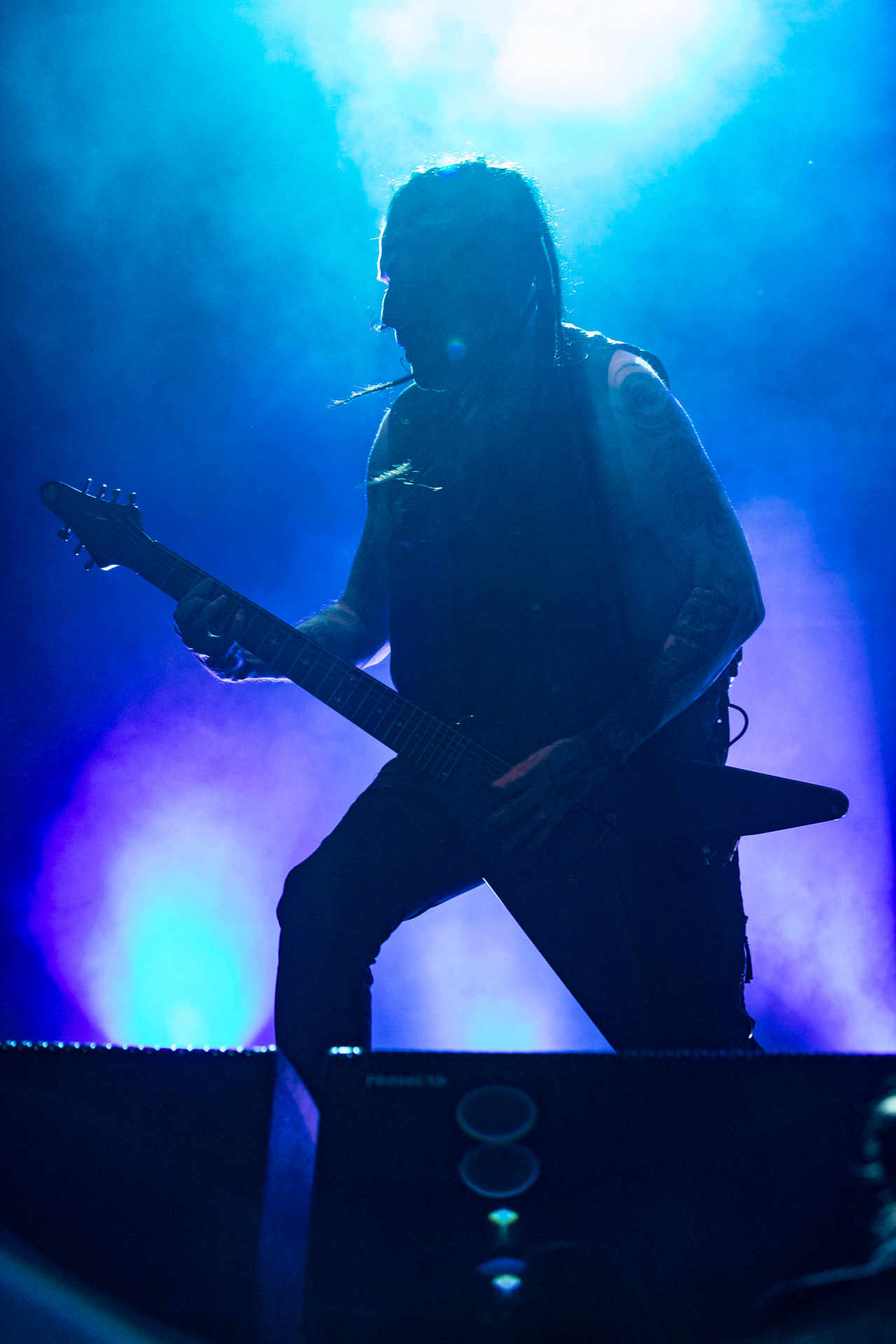 16.09.2021 Paradise Lost - koncert Krakow, Hype Park, Knock Out Production, Nuclear Blast, n/z Gregor Mackintosh – gitara prowadząca,Fot. Andrzej Wasilkiewicz/Reporter