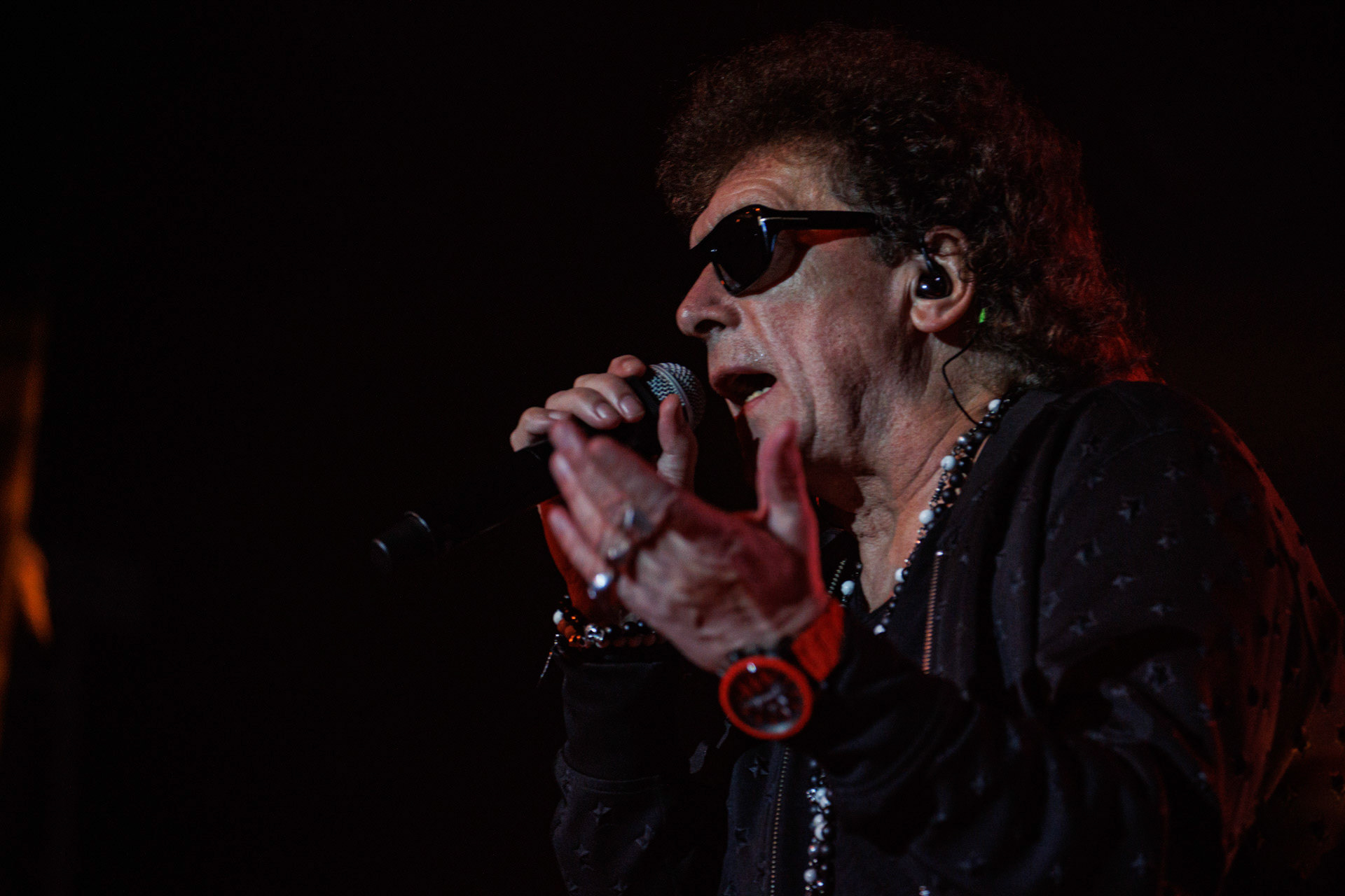 Koncerty Lady Pank - LP1 - w Klubie Stodola. LP1 - 35 lata od premiery albumu.n/z. Janusz Panasewicz – wokal, Fot. Andrzej kaziq Wasilkiewicz/Reporter