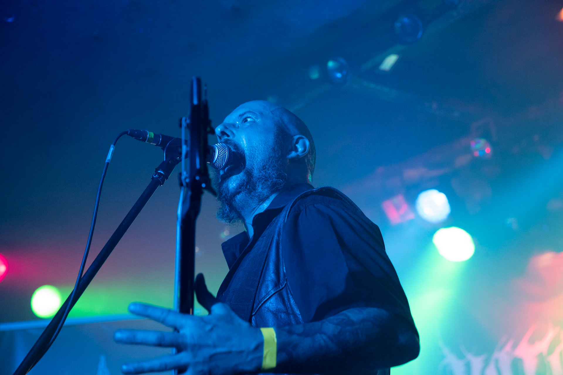 14.01.2019r. Witchmaster,  trasa XX years of Violence & Blasphemy klub VooDoo  Warszawa.  fot. Andrzej Wasilkiewicz/Reporter