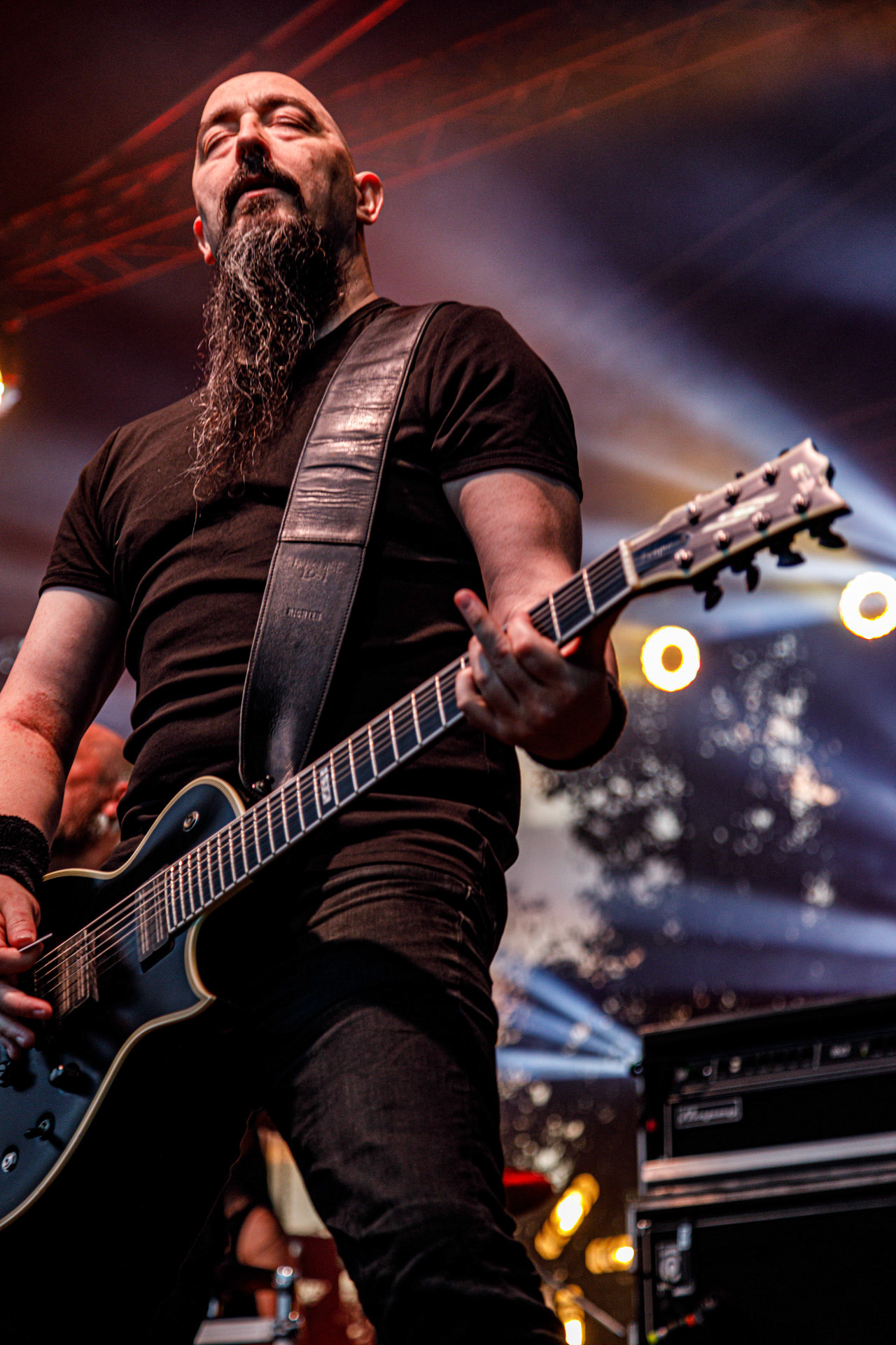 22.07.2022 Paradise Lost - warszawski koncert na letniej scenie klubu Progresja.Knock Out Production, Nuclear Blast, n/z Nick Holmes – wokal,n/z Gregor Mackintosh – gitara prowadząca,n/z Aaron Aedy – gitara rytmiczna,n/z Steve Edmondson – gitara basowa,n/z Waltteri Vayrynen – perkusja,Produkcja Knock Out Productions,Fot. Andrzej Wasilkiewicz/Reporter