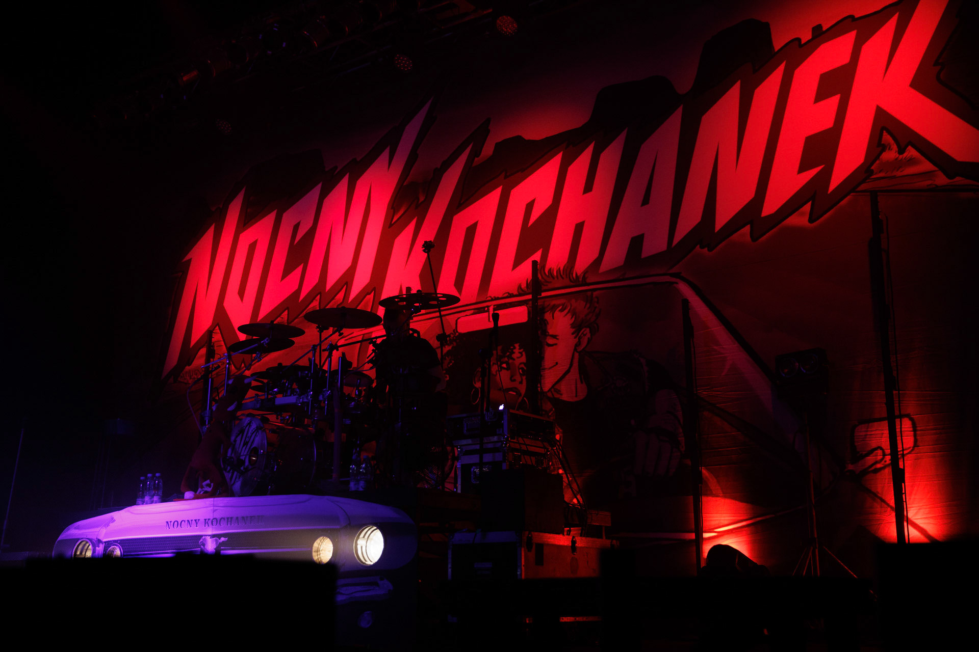 18.12.2021 Nocny Kochanek - Antysylwester Antyradia,18 lat klubu Progresja,Nocny Kochanek - koncert Warszawa,Progresja, Zdrajcy Metalu, klasyczny heavy metal, Alter Ego, Night Mistress.n/z Krzysiek Sokolowski – wokal,n/z Arkadiusz Majstrak – gitara,n/z Artur Pochwala – bas,n/z Robert Kazon Kazanowski – gitara,n/z Artur Zurek – perkusja,Fot. Andrzej Wasilkiewicz/Reporter