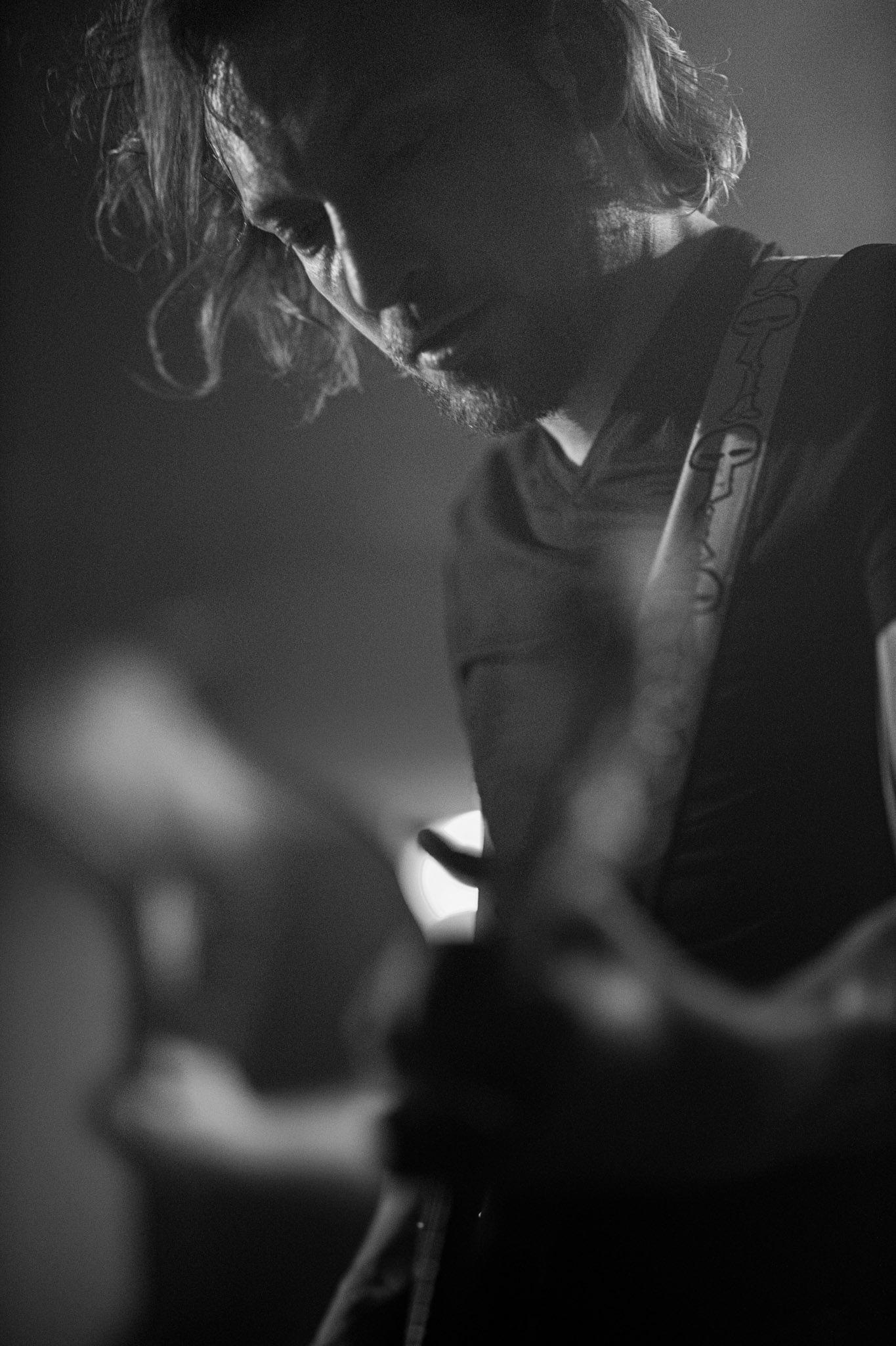 Koncert 4dots - 20.12.2019 Warszawa Klub Pogłos, n/z W. Jarawka guitar, Post something, Post something else, fot. Andrzej Wasilkiewicz/REPORTER