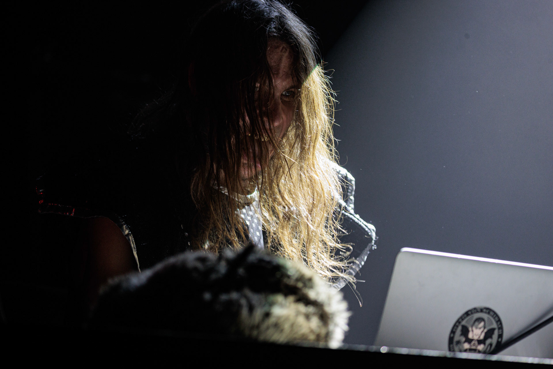 29.04.2022 Otto Von Schirach - nadrealna muzyka elektroniczna z elementami noise, gore grind, hip-hop, death metal. n/z Otto Von Schirach Produkcja Knock Out Productions, klub Progresja.Wytwornia Ipecac,fot. Andrzej Wasilkiewicz/Reporter