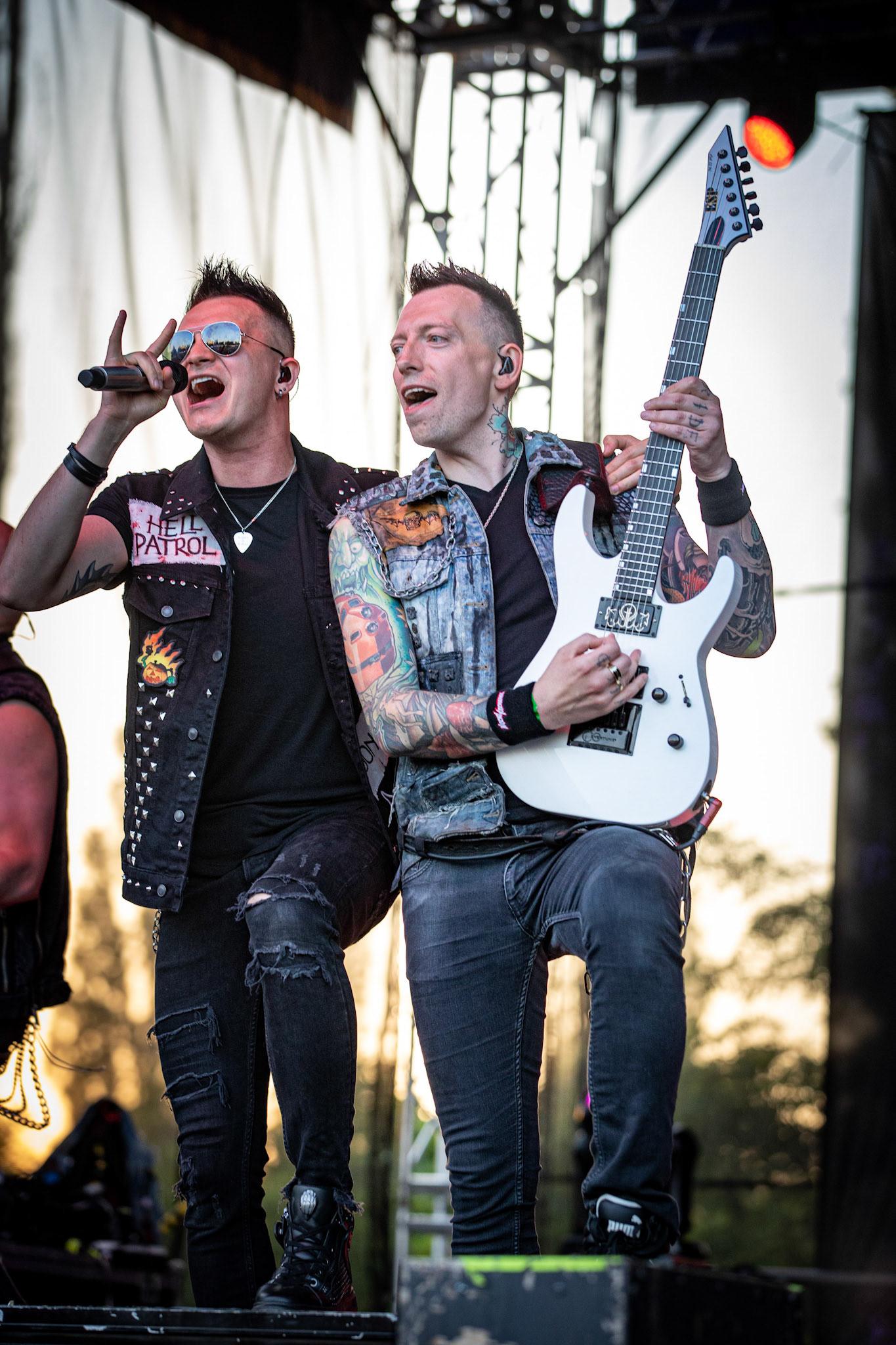 Nocny KochanekNocny Kochanek - koncert Warszawa Progresja,Gramy Do Woli, Zdrajcy Metalu, klasyczny heavy metal, alter ego Night Mistress.n/z Krzysiek Sokolowski – wokal,n/z Arkadiusz Majstrak – gitara, Fot. Andrzej Wasilkiewicz/Reporter