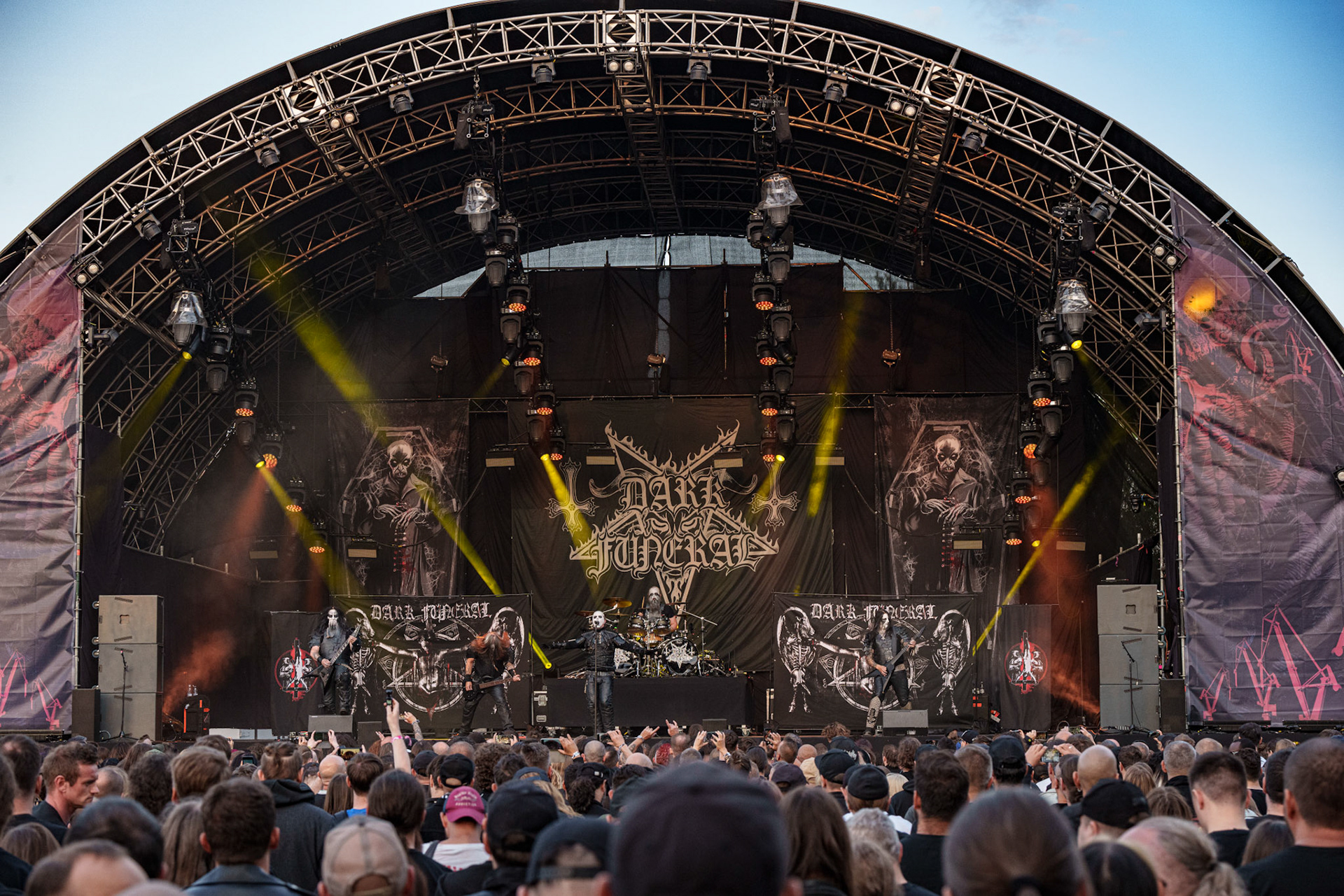 8.06.2024 DARK FUNERAL -  Mystic Festival 2024 Gdansk. Dzień trzeci. fot. Andrzej Wasilkiewicz/Reporter