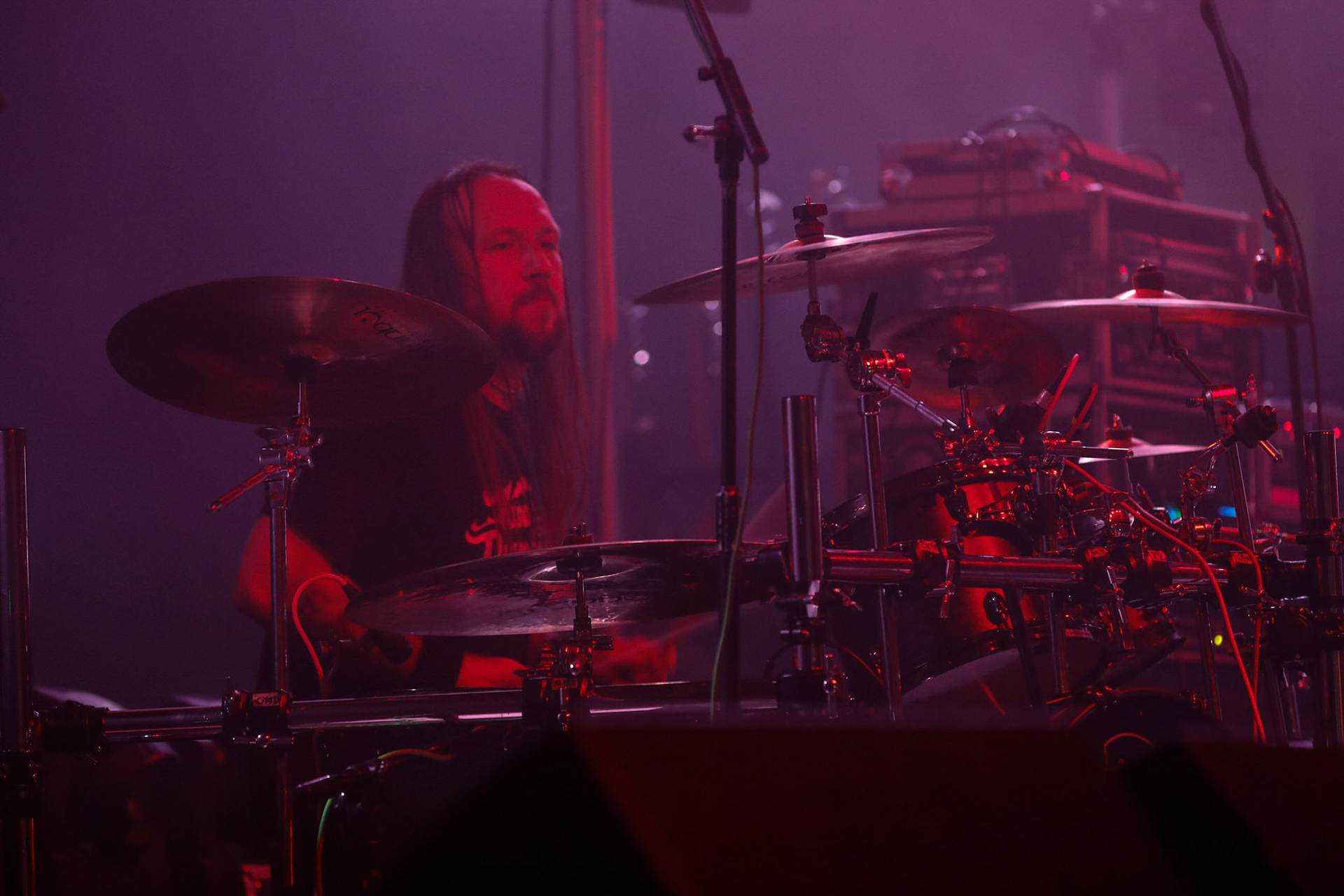 30.11.2018 Knock Out Tour 2018 - Warszawa Progresja -VIRGIN SNATCH  thrash metal, death metal,
Łukasz "Zielony" Zieliński wokal,
Grzegorz "Grysik" Bryła  gitara, 
Paweł Pasek  gitara, 
Piotr "Anioł" Wącisz  gitara basowa, 
Jacek Nowak perkusja,  fot. Andrzej Wasilkiewicz/Reporter