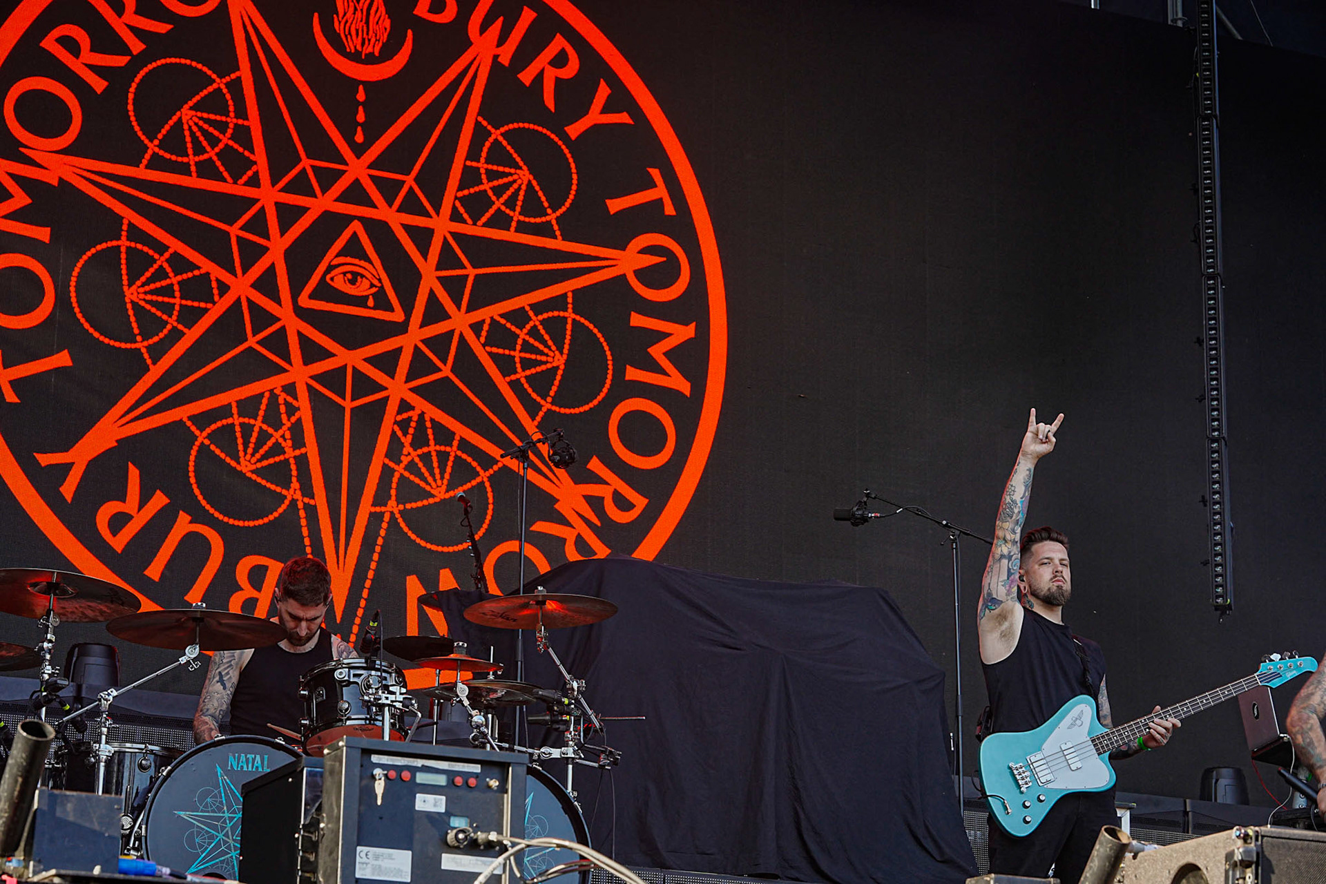 10.06.2023 Bury Tomorrow trzeci dzien festiwaluMystic Festival 2023, Stocznia Gdanska fot. Andrzej Wasilkiewicz/Reporter