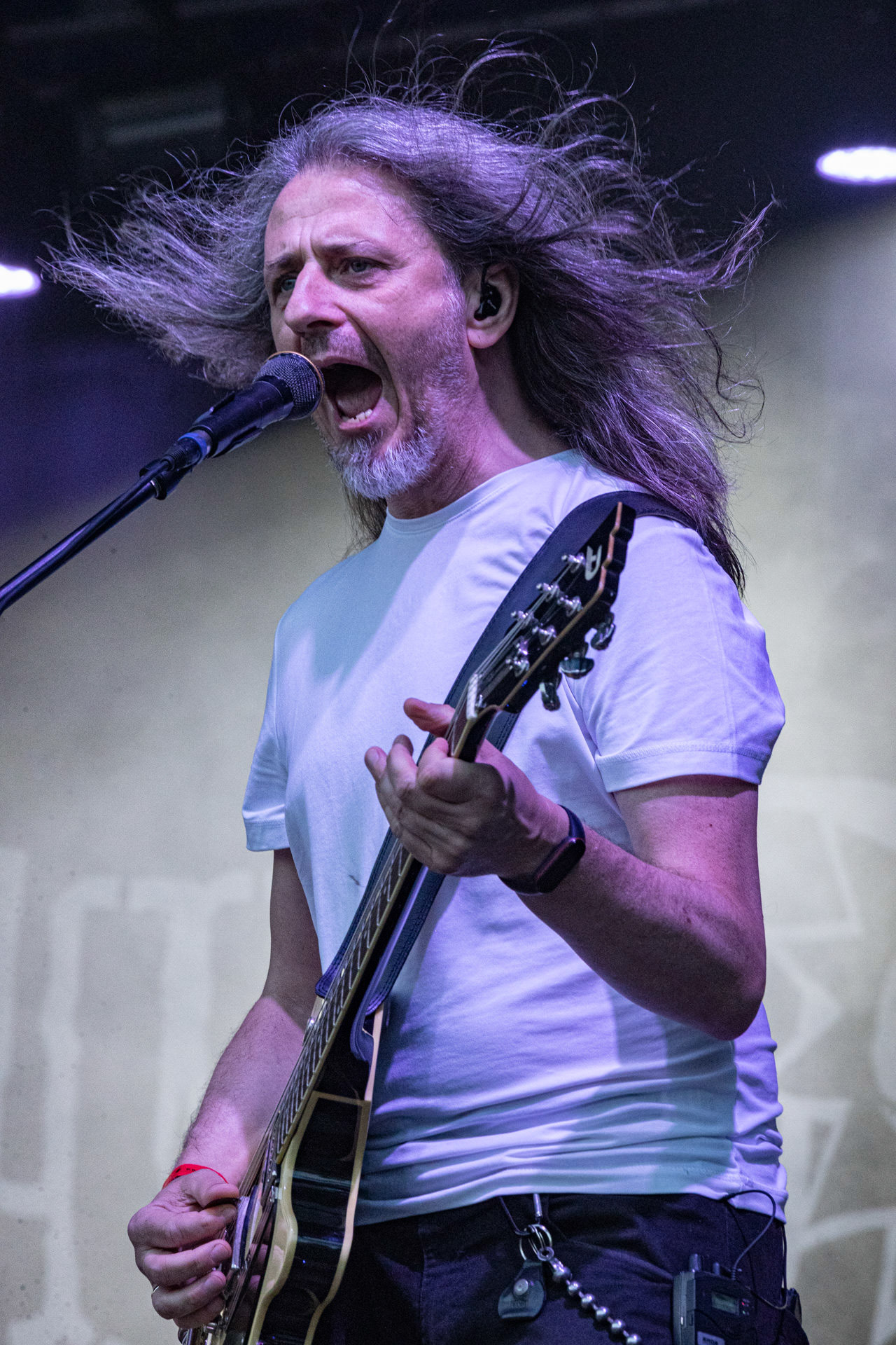 Koncert Luxtorpeda 10 urodziny. Warszawa Progresja.Gramy do Woli.n/z.Robert „Drężmak” Drężek – gitara,Fot. Andrzej kaziq Wasilkiewicz/Reporter