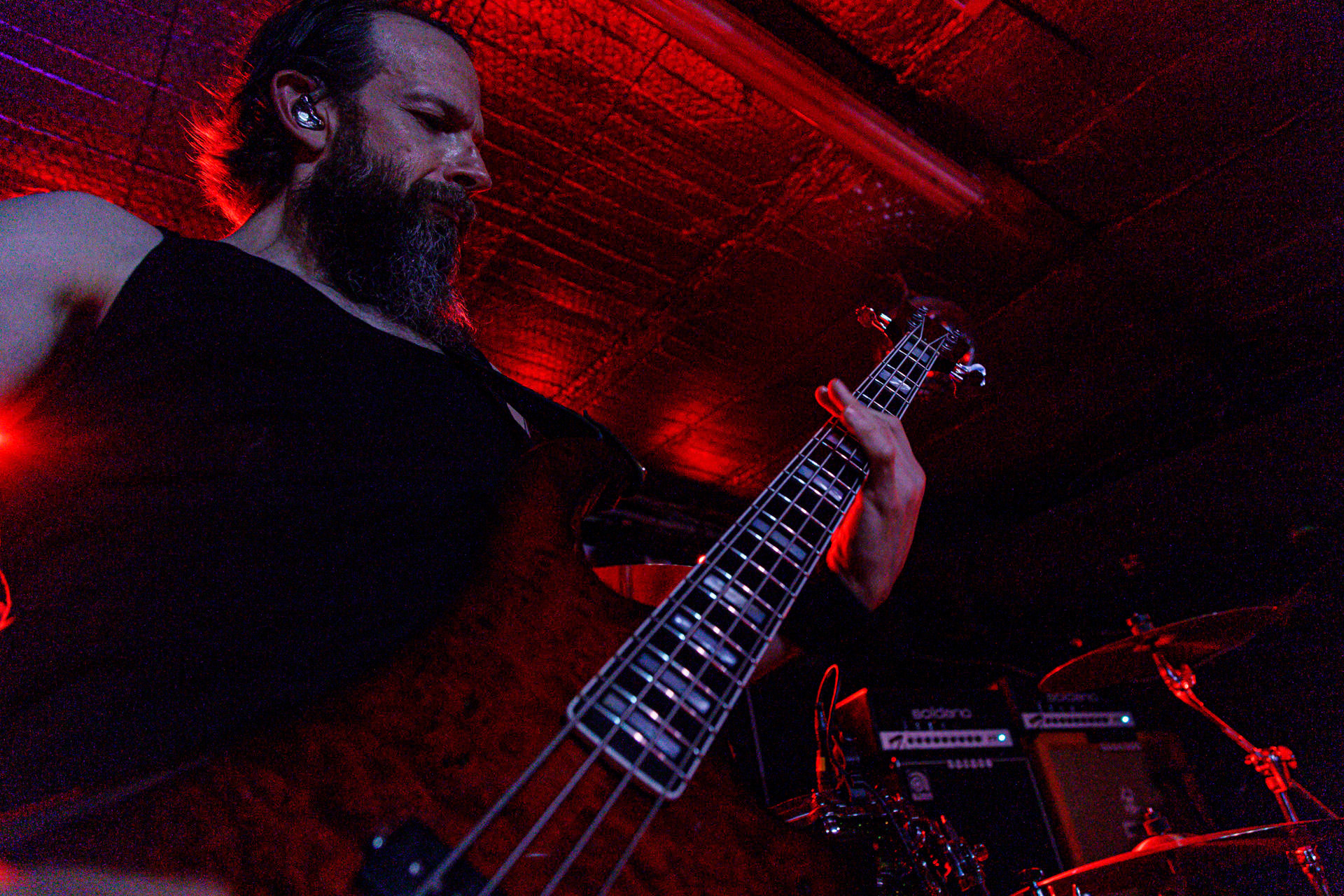 7.07.2022 - HIGH ON FIRE - legenda sceny stoner/doom z Mattem Pikem na czele, koncert w warszawskiej Hydrozagadce.n/z Matt Pike – gitara, wokal,n/z Jeff Matz – gitara basowa,n/z Coady Willis - perkusja,Doom metal, stoner metal, sludge metal, thrash metal.Produkcja WiniaryBookings. fot. Andrzej Wasilkiewicz/Reporter