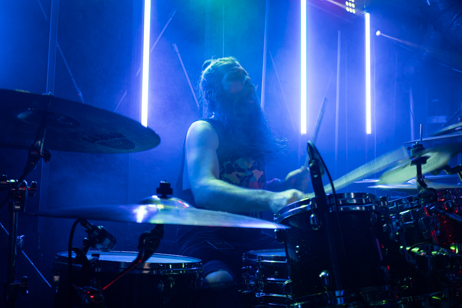 13.09.2022 VOYAGER - Warsaw pop/prog/power/rock/metal.Danny Estrin - Lead Vocals/Keys/Programming,Simone Dow - Guitars,Alex Canion - Bass/Backing Vocals,Scott Kay - Guitars,Ashley Doodkorte - Drums,Produkcja Knock Out Productions,Hydrozagadkafot. Andrzej Wasilkiewicz/kaziq.com