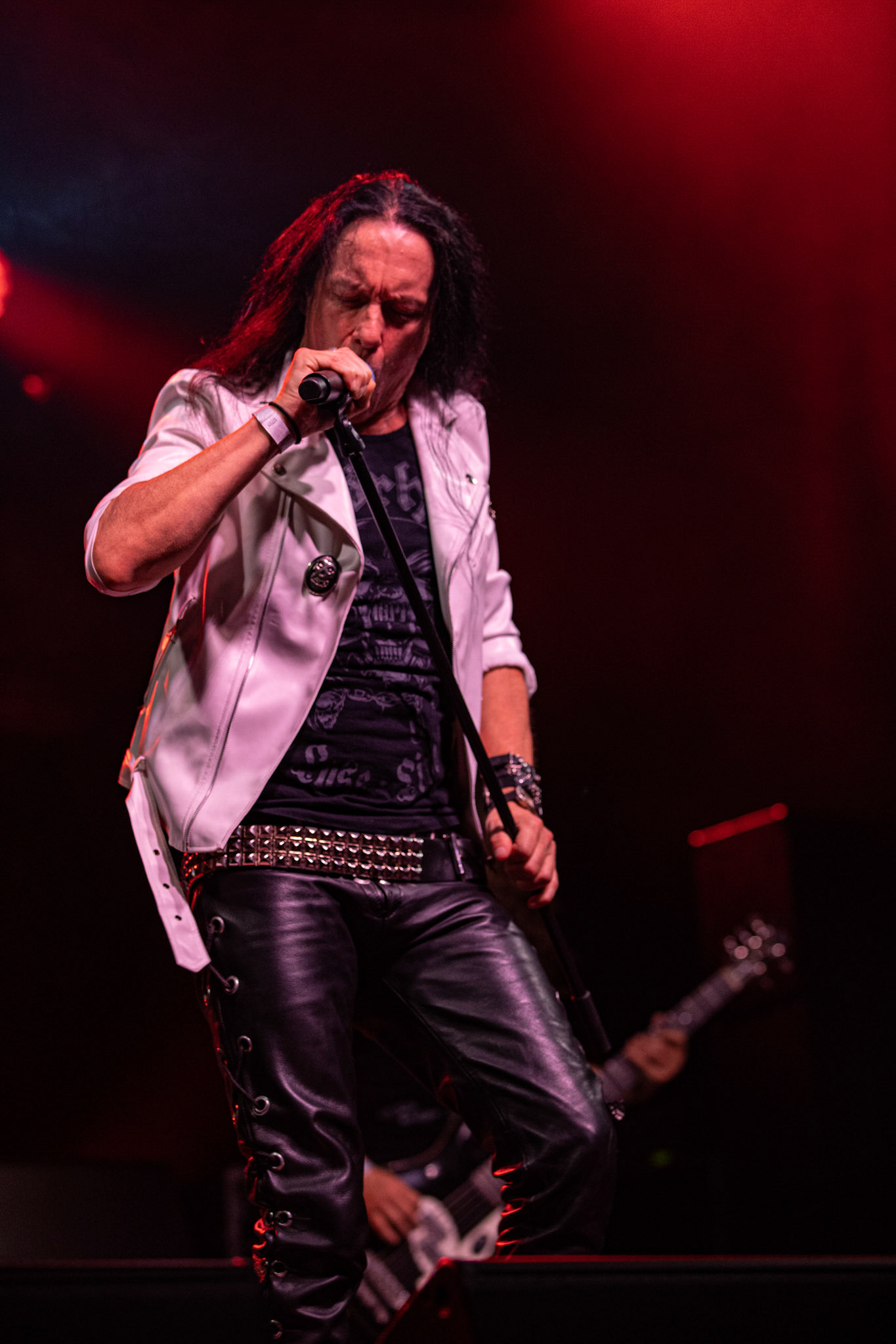 12.09.2021 - KAT i Roman Kostrzewski - koncert "Do zobaczenia w piekle" Wroclaw, Centrum Koncertowe A2.  Tomasz „Titus” Pukacki (Acid Drinkers) - wokal, fot. Andrzej kaziq Wasilkiewicz