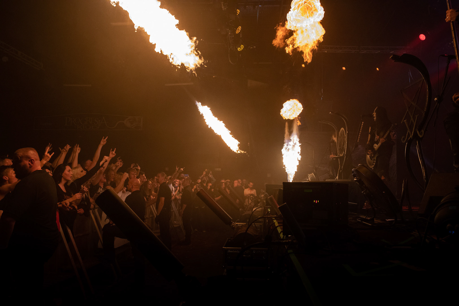 BEHEMOTH - Polska - death metal, black metal
Adam NERGAL Darski -  Guitars,
INFERNO - Drums ov Annihilation and Artillery,
ORION - Bass Guitars,
SETH -  Lead Guitars,
koncert w Warszawskiej Progresji w ramach trasy Ecclesia Diabolica Baltica.
fot. Andrzej Wasilkiewicz/Reporter
