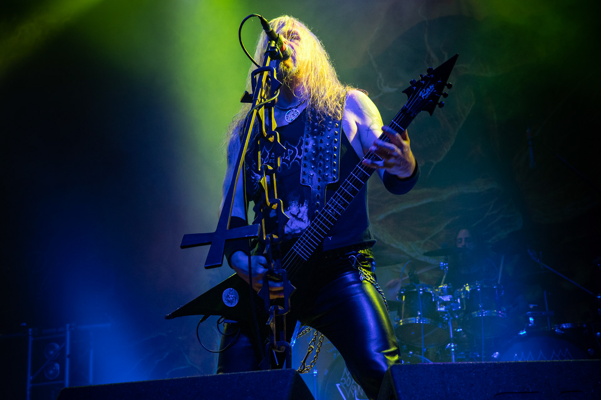 Legendy Metalu Vader - Death Metal - koncert Legendy Metalu w warszawskiej Progresji, 
Peter: Guitar + Vocals
Pajak: Guitar
Hal: Bass
James: Drums
fot. Andrzej kaziq Wasilkiewicz/Reporter