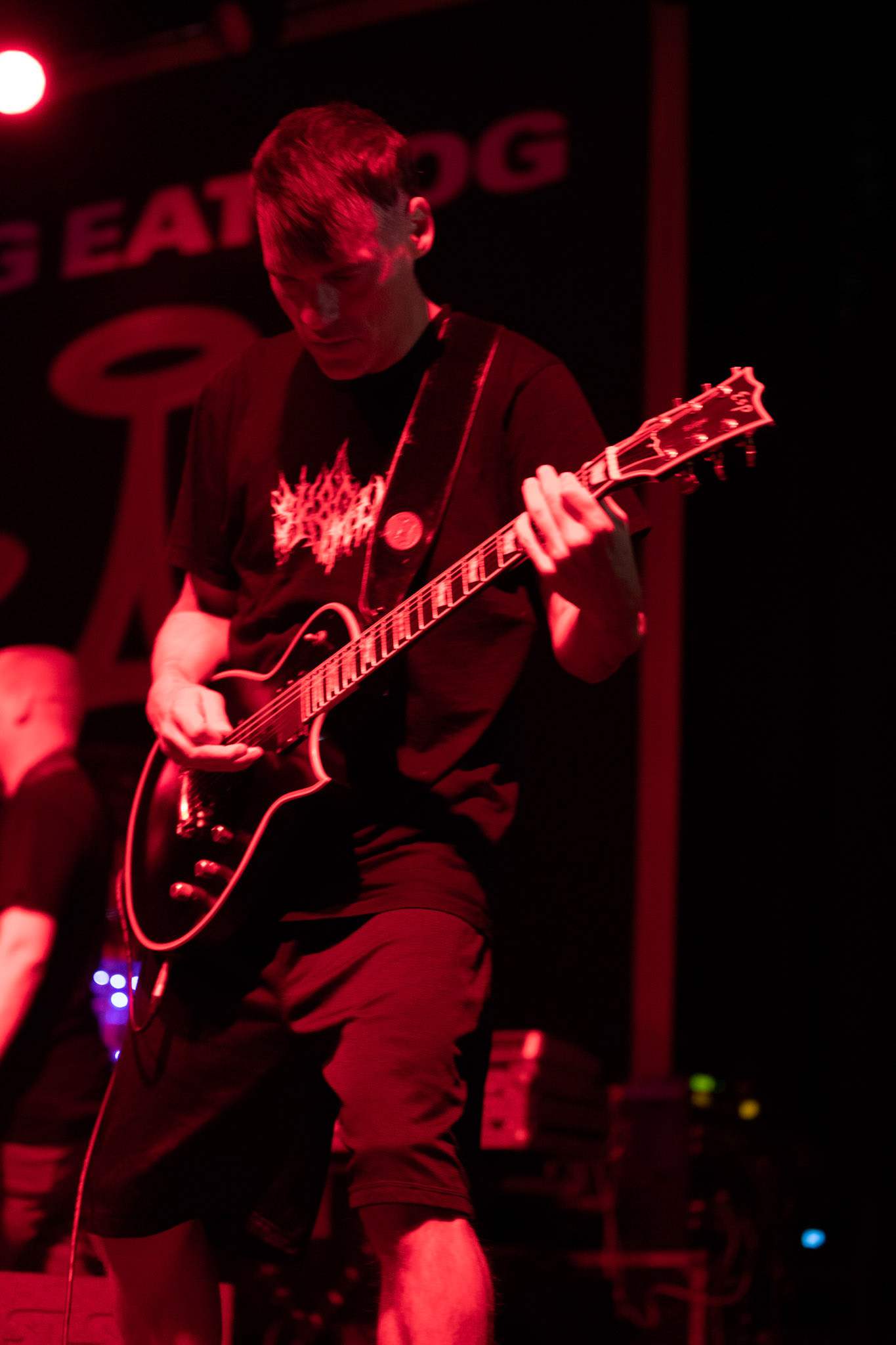 Dog Eat Dog - USA - hardcore, punkrock, rap, metal, hip hop,reggae, soul, funk,
Dave Neabore (bass), 
John Connor (vocals), 
Brandon Finley (drums) 
Roger Hämmerli (guitar)
Bozez (sax & beer)
koncert w Warszawskiej Progresji w ramach trasy 25 lat All Boro Kings zespołu Dog Eat Dog.
fot. Andrzej Wasilkiewicz/Reporter