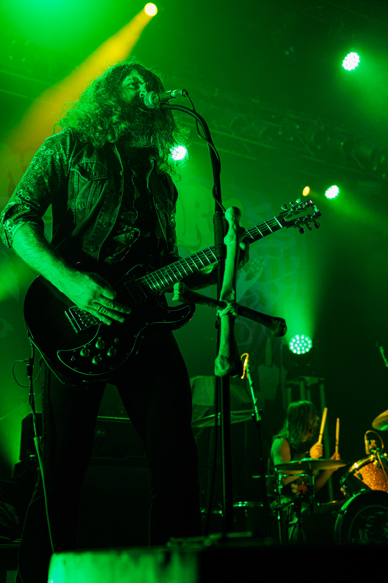 Dopelord - na warszawskim koncercie Vader w Progresji, down-tempo, stoner, metal, n/z Pawel Mioduchowski - gitara, wokal,n/z Grzegorz Pawłowski - gitara prowadząca,n/z Piotr Zin - gitara basowa, wokal,n/z Tomasz Walczak - perkusja,Left Hand Sounds, Knock Out Productions, Massive Music,fot. Andrzej Wasilkiewicz/Reporter