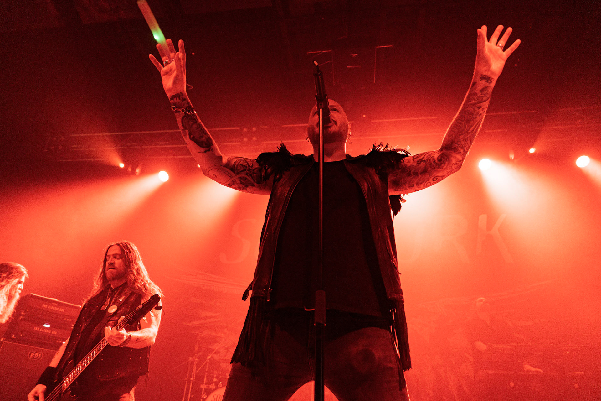 14.04.2023 Soilwork - szwedzki melodic death metal.Knock Out Productions, klub Progresja Warszawa. fot. Andrzej Wasilkiewicz/kaziq.com