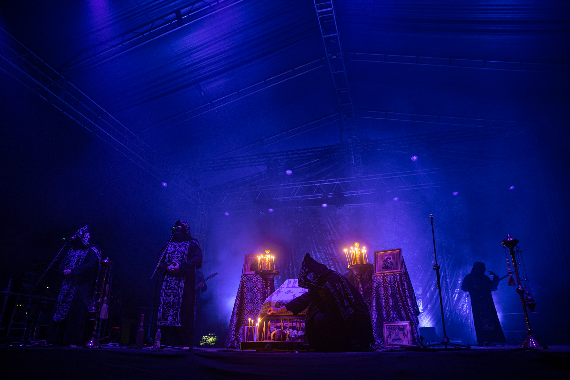 24.09.2021 Batushka - Krzysztof Drabikowski  koncert Warszawa, Progresja. fot. Andrzej Wasilkiewicz/Reporter