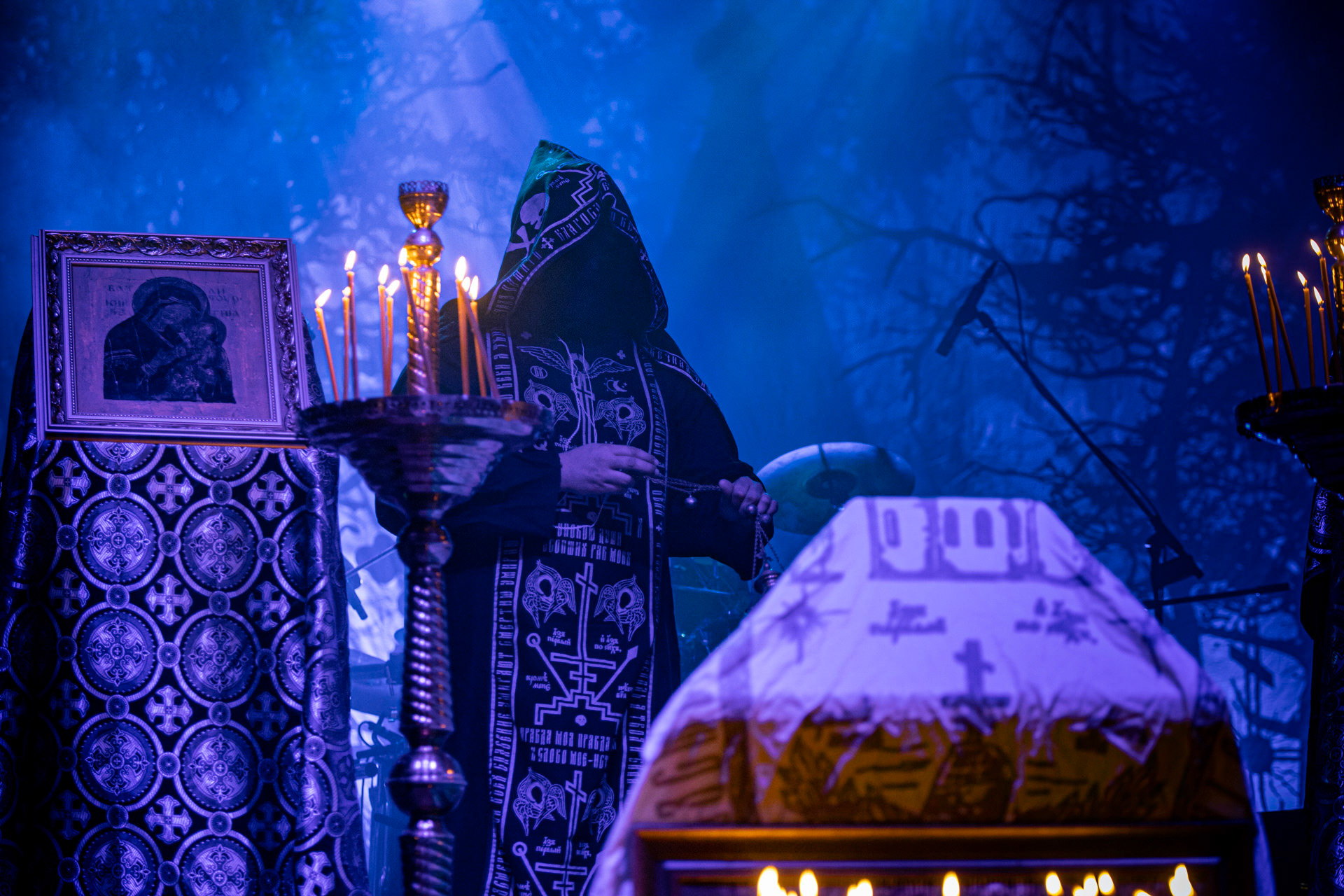 24.09.2021 Batushka - Krzysztof Drabikowski  koncert Warszawa, Progresja. fot. Andrzej Wasilkiewicz/Reporter