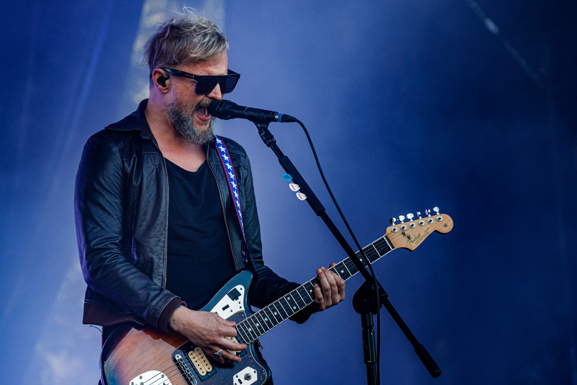 10.07.2022 Organek -  Antyfest Antyradia 2022 - Warszawa, letnia scena klubu Progresja. Tomasz Organek – gitara, wokal,Adam Staszewski – gitara basowa,Robert Markiewicz – perkusja,Tomasz Lewandowski – instrumenty klawiszowe,Rock alternatywny.fot. Andrzej Wasilkiewicz/Reporter