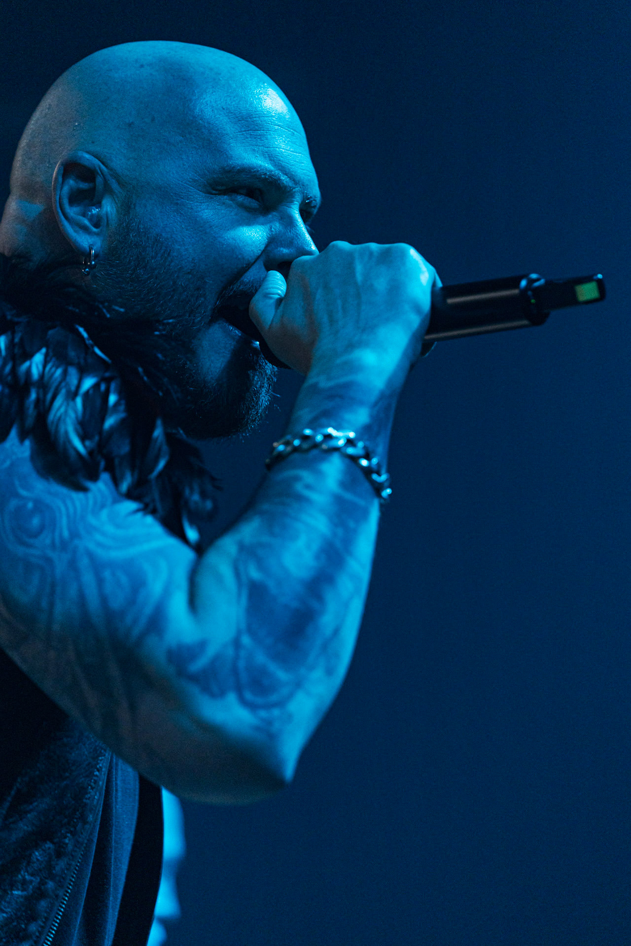 14.04.2023 Soilwork - szwedzki melodic death metal.Knock Out Productions, klub Progresja Warszawa. fot. Andrzej Wasilkiewicz/kaziq.com