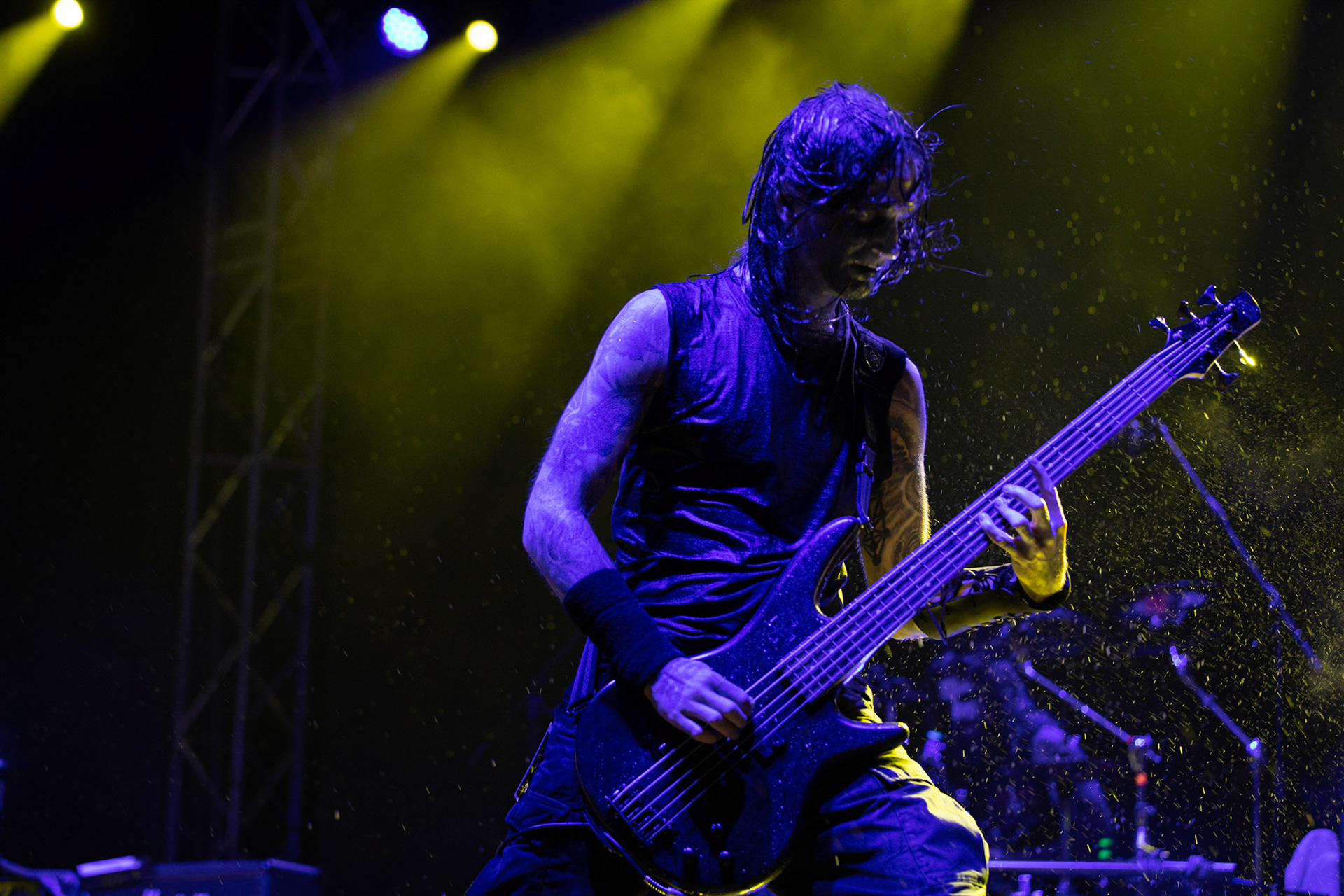 Marduk, koncert w ramach Blitzkrieg MMXX warszawska Progresja, black metal, Szwecja, Massive Music Rock The Nation America.fot. Andrzej kaziq Wasilkiewicz/Reporter