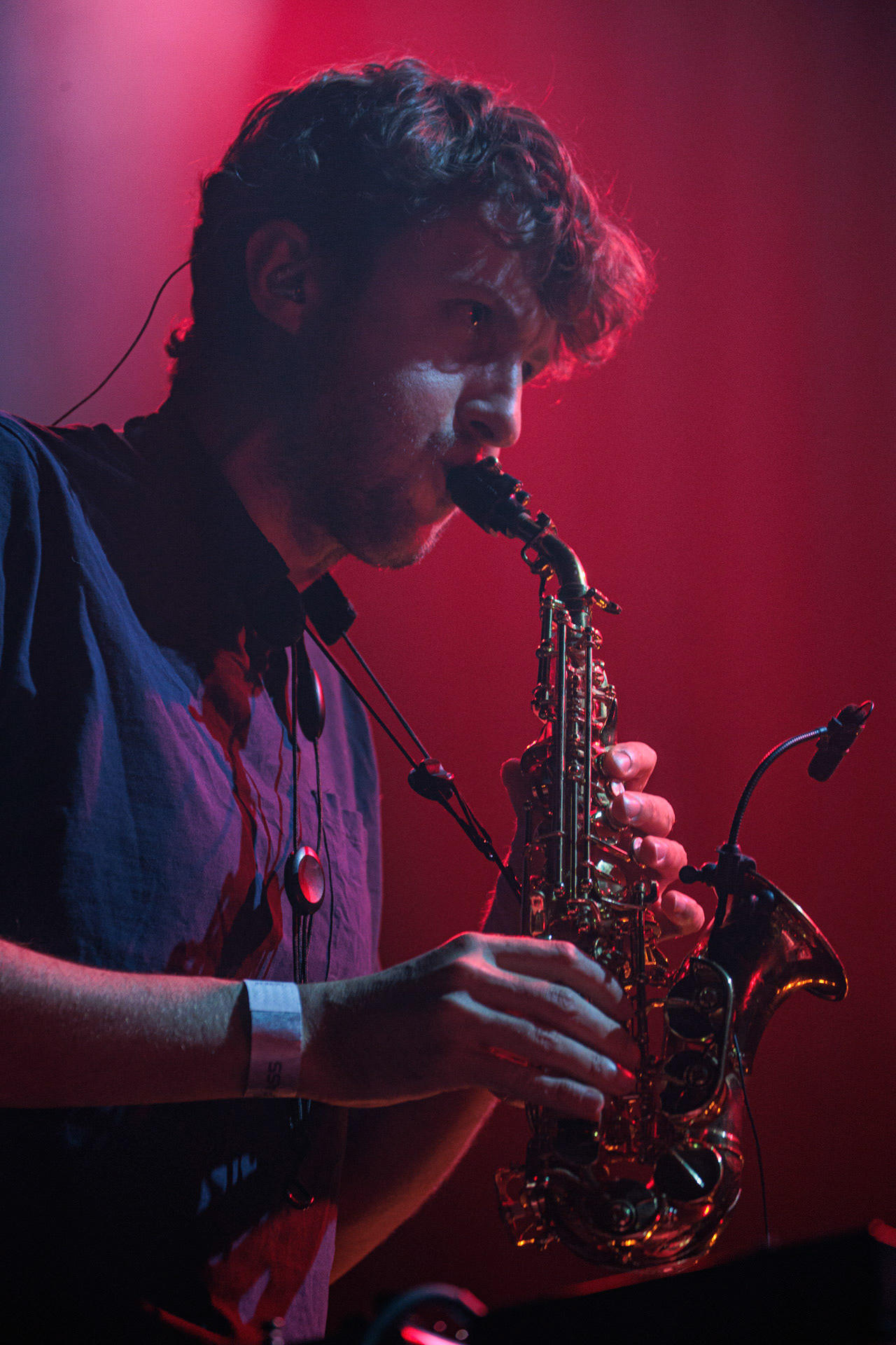 26.04.2022 Portico Quartet Jazz, ambient, electronic, hang. Warszawska Progresja.Portico Quartet to instrumentalny zespol z Londynu w Wielkiej Brytanii. n/z Duncan Bellamy - drums and electronics,n/z Milo Fitzpatrick - electric and double-bass,n/z Jack Wyllie - saxophones and keyboards,n/z Keir Vine -keyboards,Produkcja Winiary Bookings fot. Andrzej Wasilkiewicz/Reporter