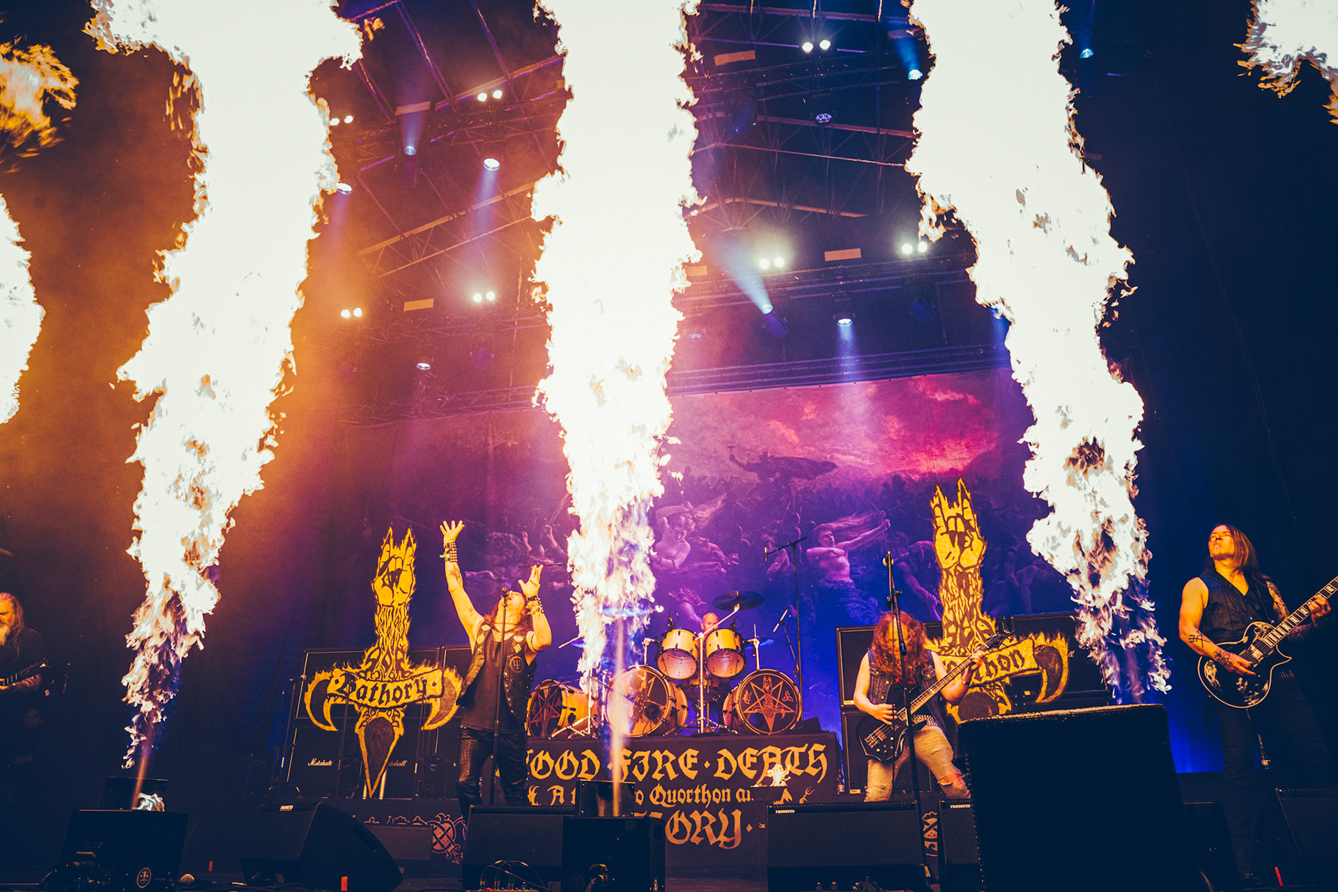 2025.06.7 Blood Fire and Death (Tribute to Bathory) - Mystic Festival 2025, Gdansk, MYSTIC COALITION fot. Andrzej Wasilkiewicz/Reporter