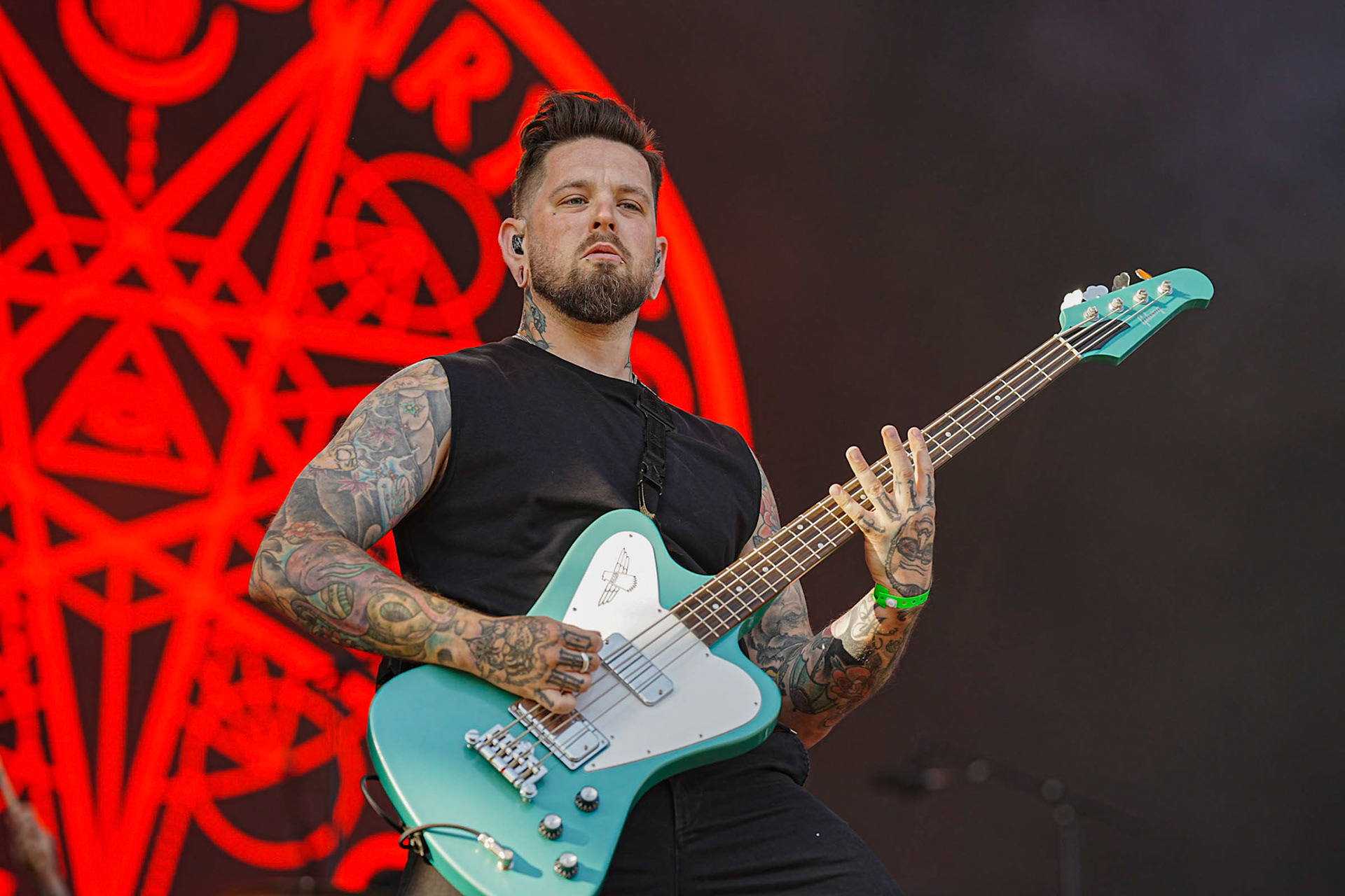 10.06.2023 Bury Tomorrow trzeci dzien festiwaluMystic Festival 2023, Stocznia Gdanska fot. Andrzej Wasilkiewicz/Reporter