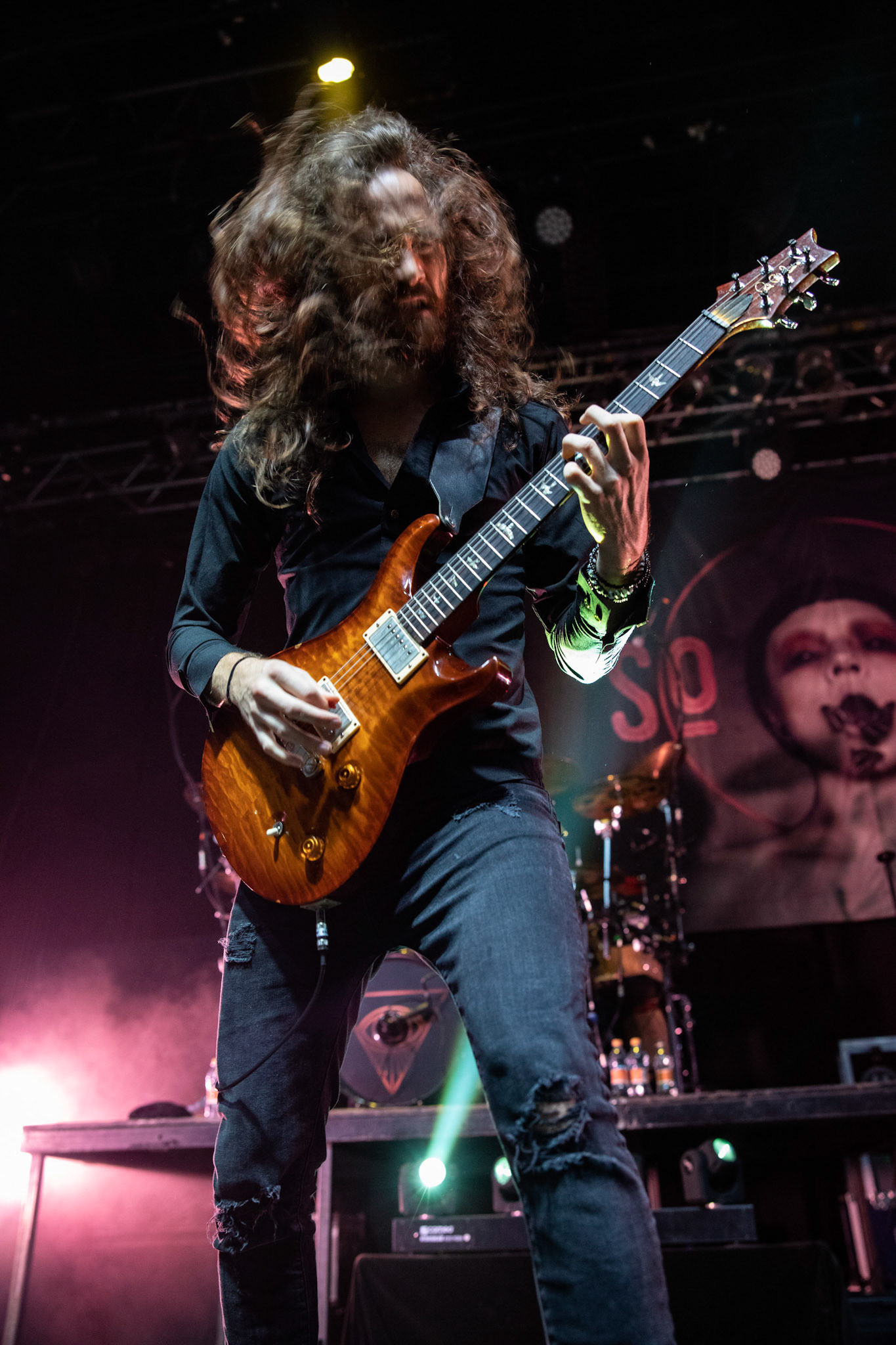 SOEN - Szwecja, rock progresywny, progmetal.  Stefan Stenberg – Bass
Cody Ford – Guitar
Lars Åhlund – Keys, guitar
Joel Ekelöf – Vocals
Martin Lopez – Drums, percussion
Knock Out Productions
Progresja Warszawa. fot. Andrzej Wasilkiewicz/Reporter